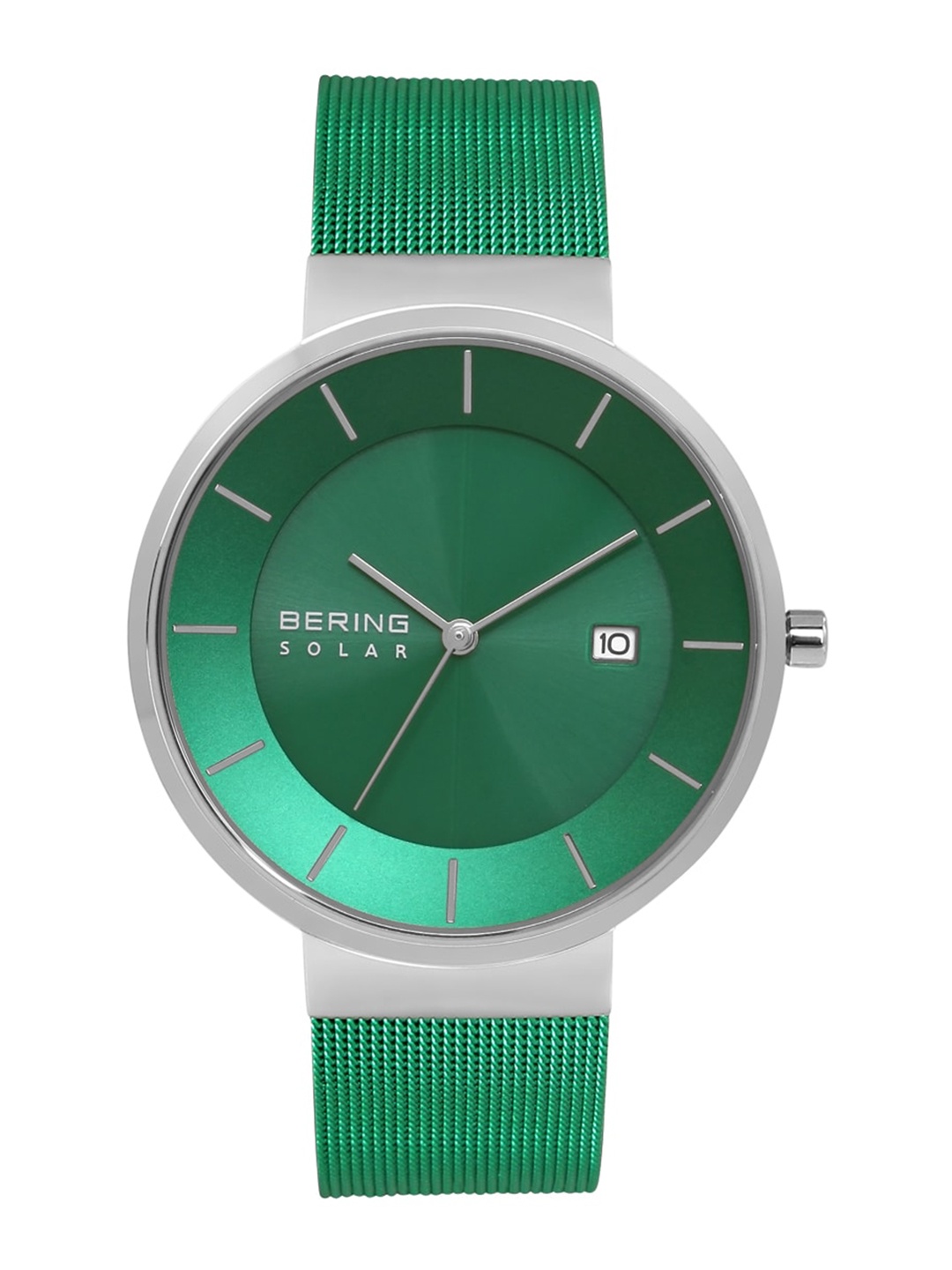 

BERING Men Bracelet Style Analogue Watch 14639-Charity, Green