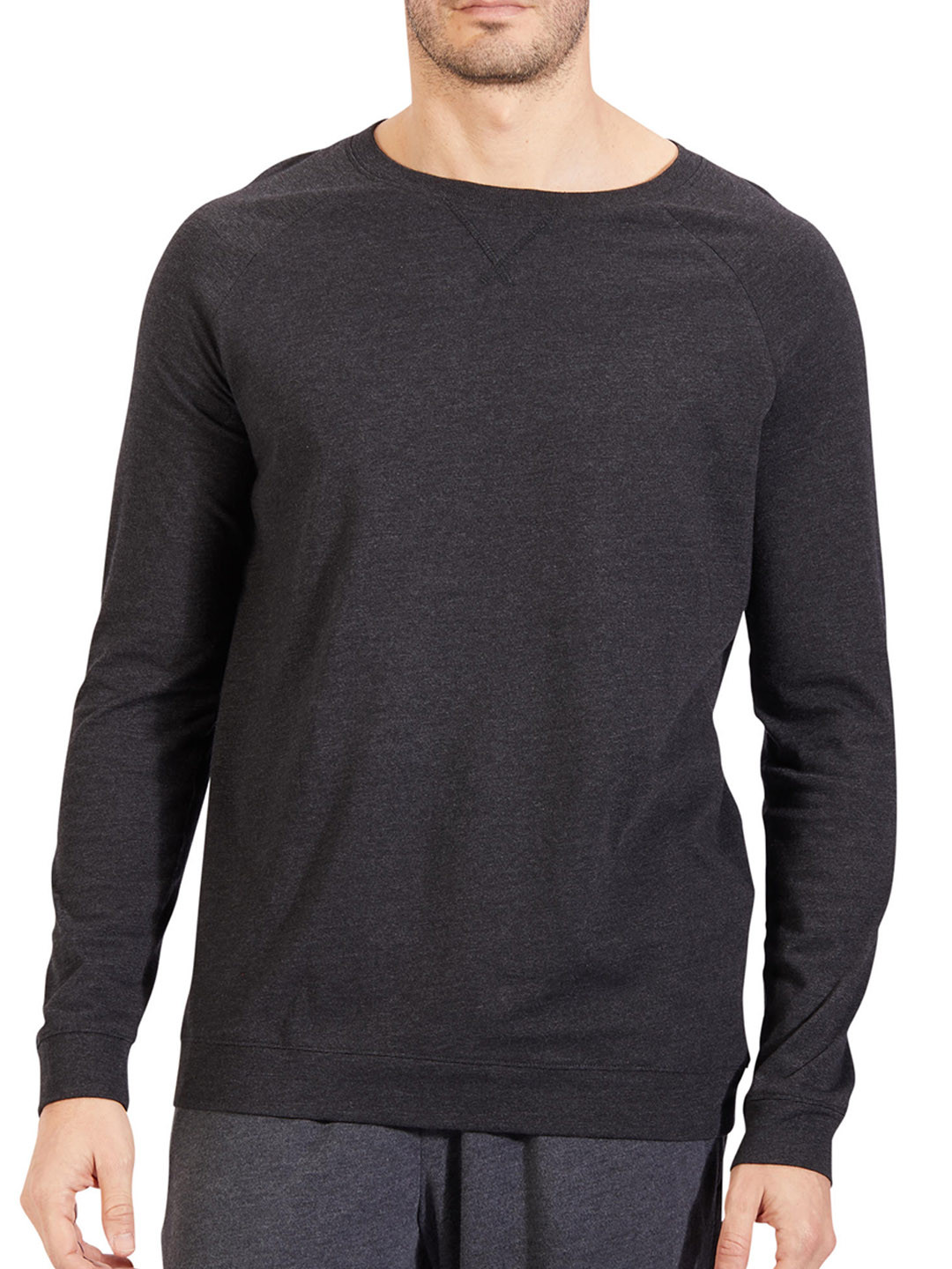 

Domyos By Decathlon Men Charcoal Solid Gym Training Sweatshirt 100