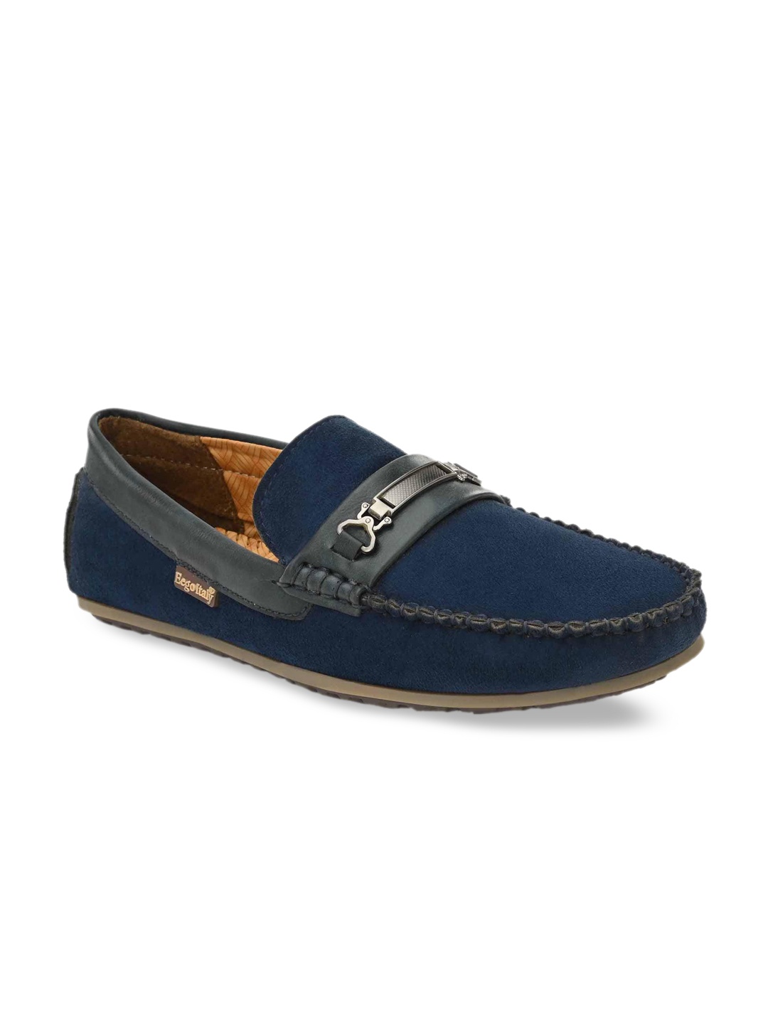 

Eego Italy Men Navy Blue Loafers