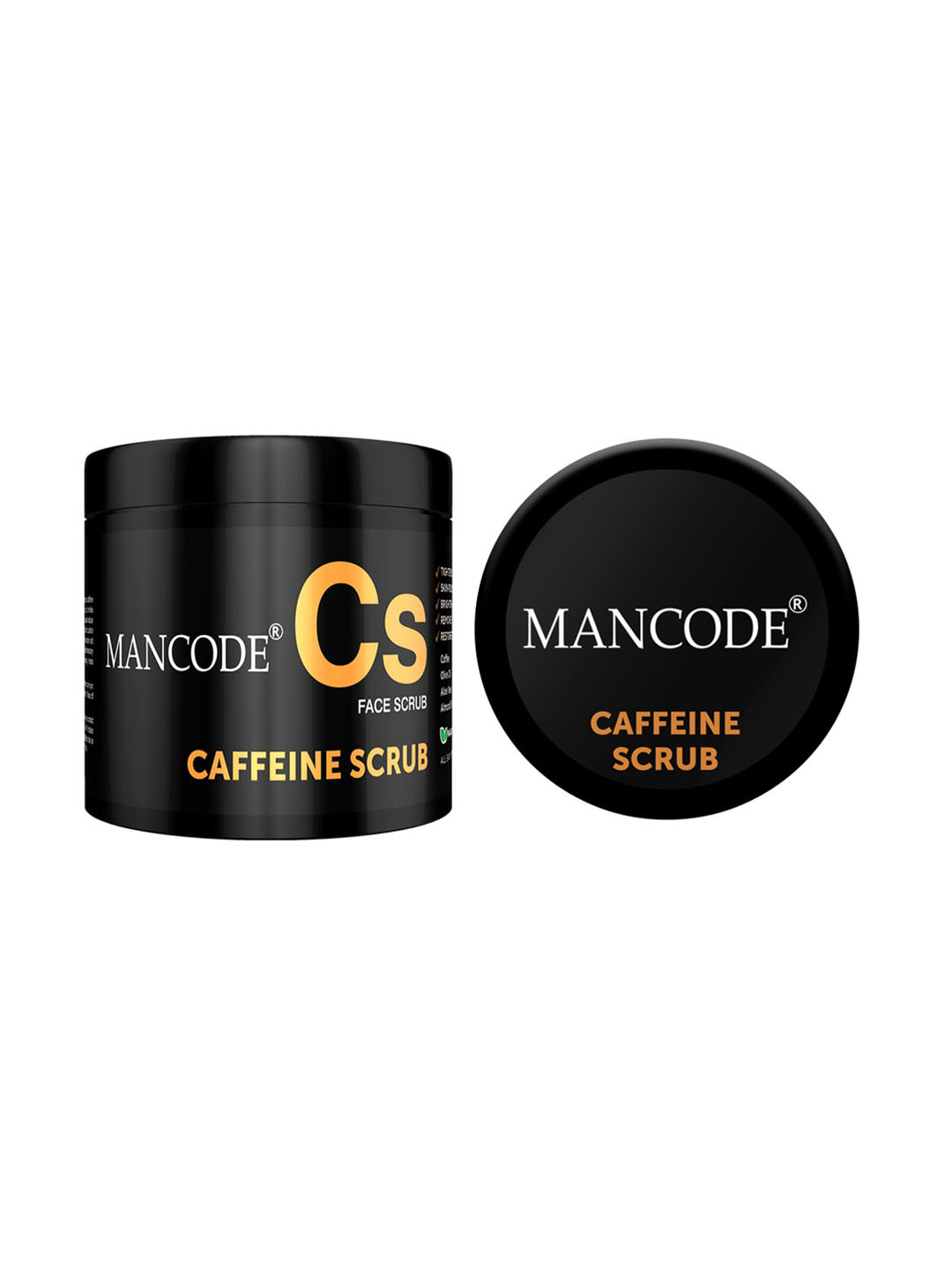 

MANCODE Caffeine Scrub 100 g, White
