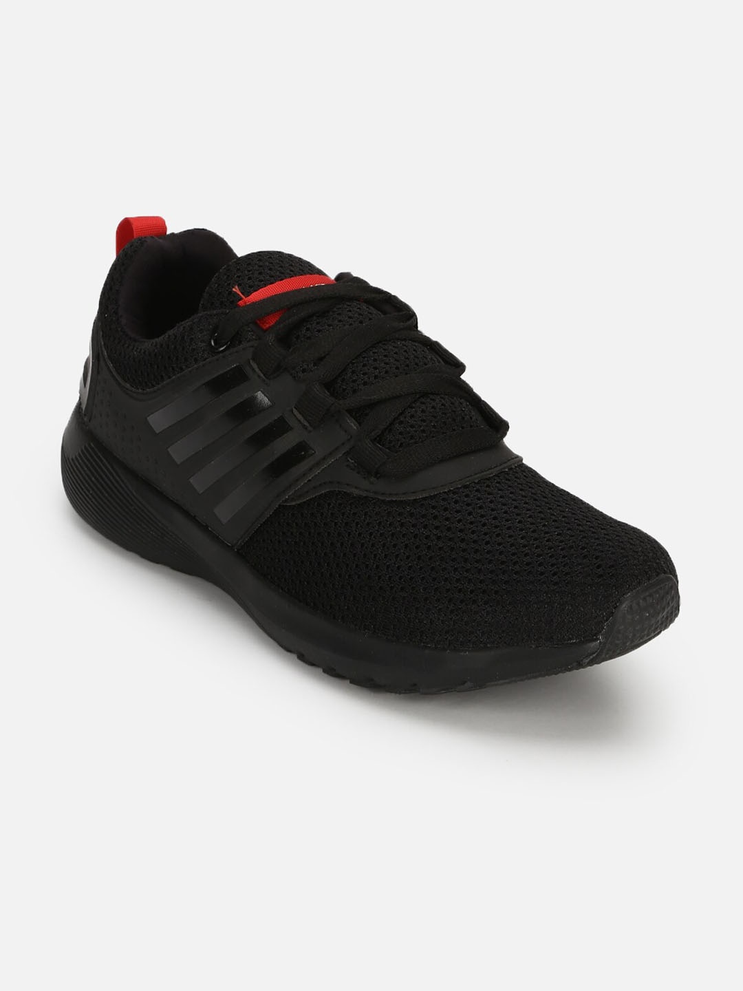 

Columbus Men Black Mesh Running Shoes