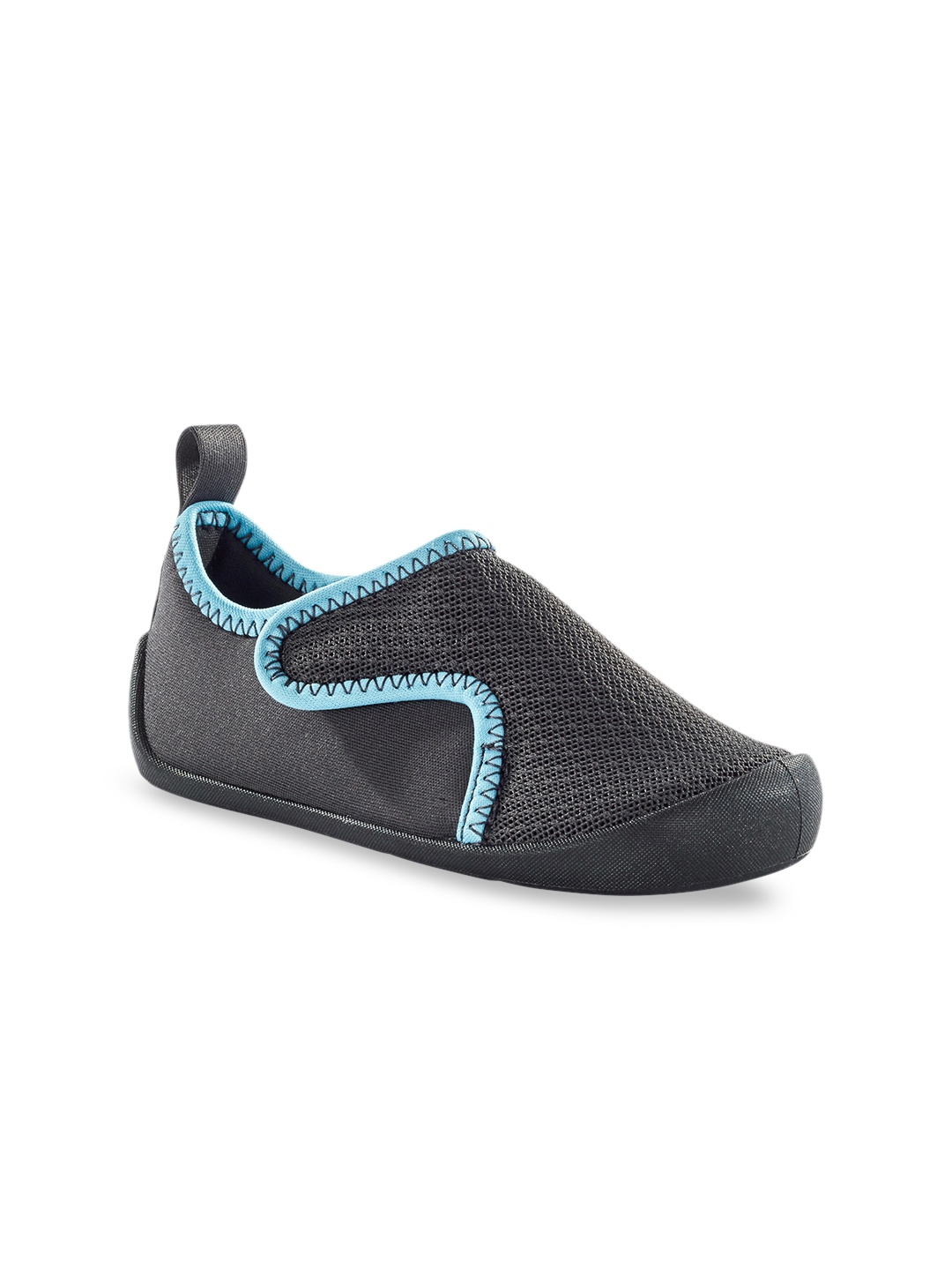 

Domyos By Decathlon Kids Charcoal Grey & Blue Slip-On Shoes