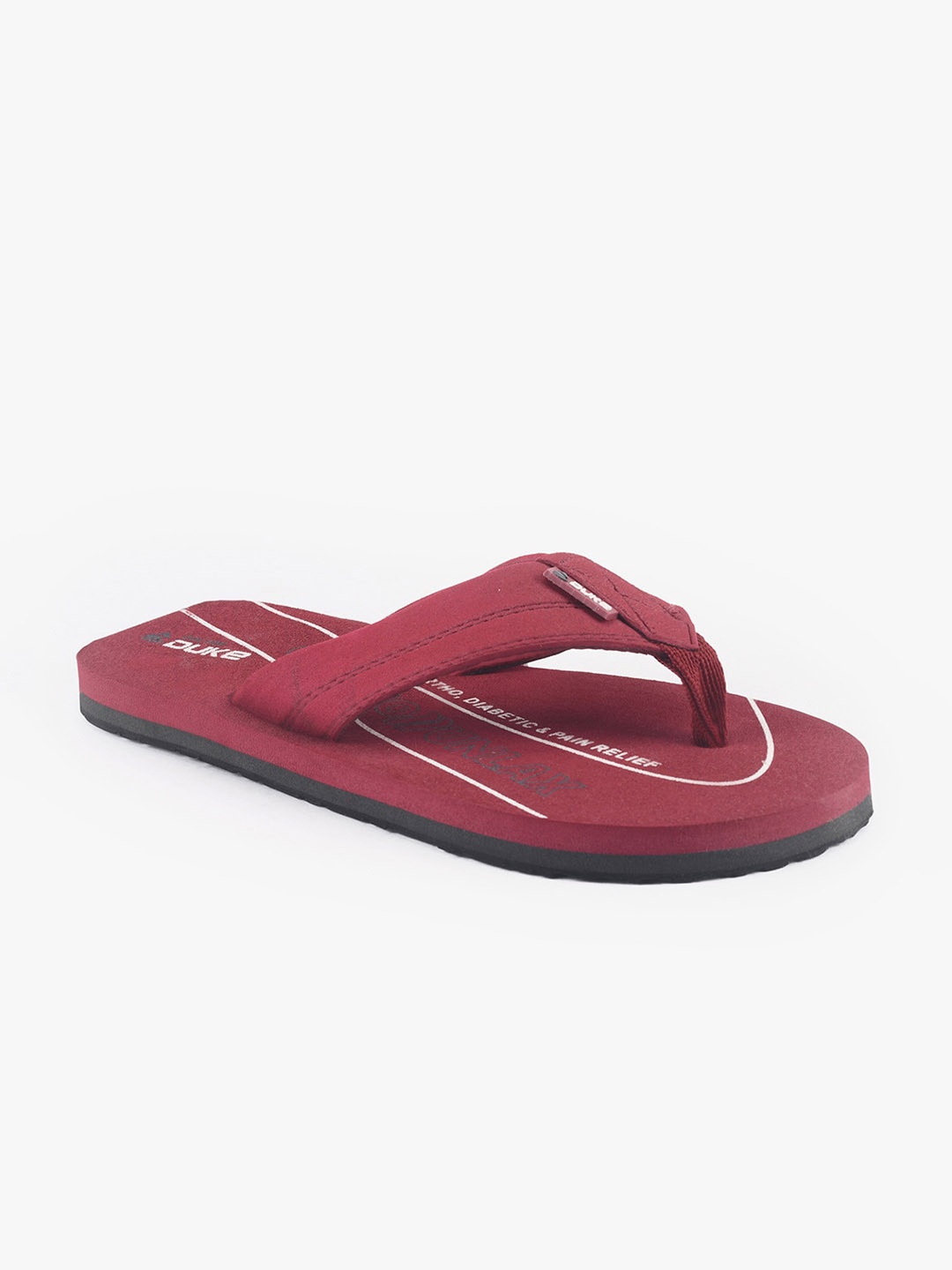 

Duke Men Maroon Printed Thong Flip-Flops