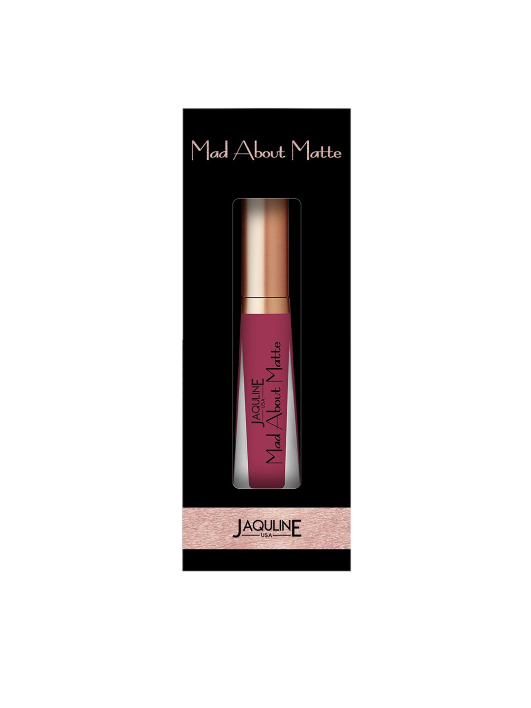 Jaquline USA Mad About Matte Liquid Lipstick Very Berry 6.5ml, Fuchsia