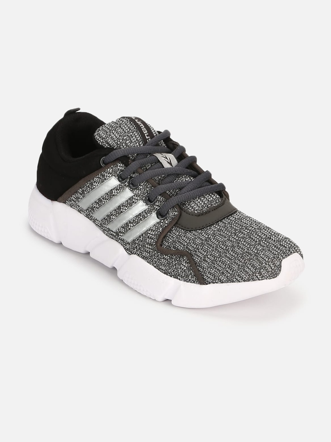 

Columbus Men Grey Mesh Running Shoes