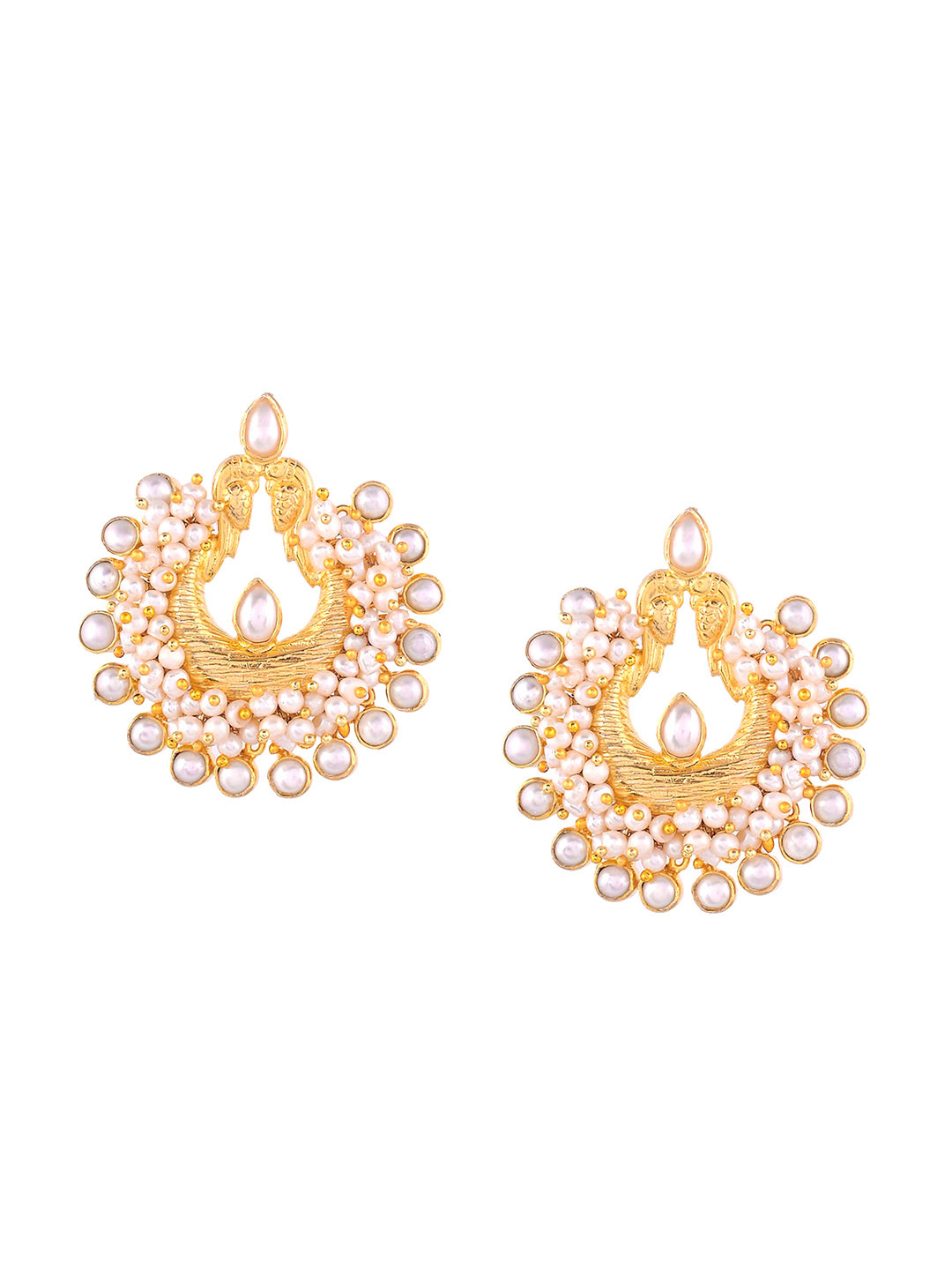 

Silvermerc Designs Gold-Plated Silver Classic Chandbalis