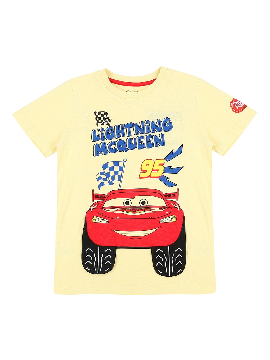 

Pantaloons Junior Boys Yellow Printed Round Neck T-shirt
