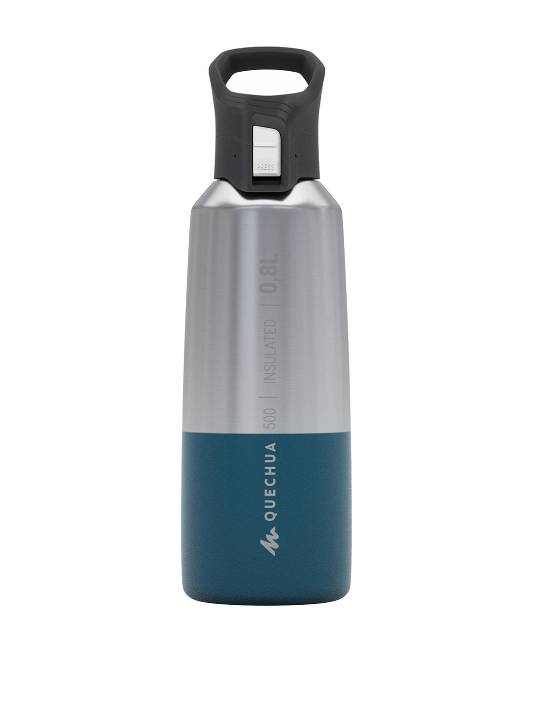 

Quechua By Decathlon Blue Insulated Stainless Steel Hiking Flask MH500 0.8L