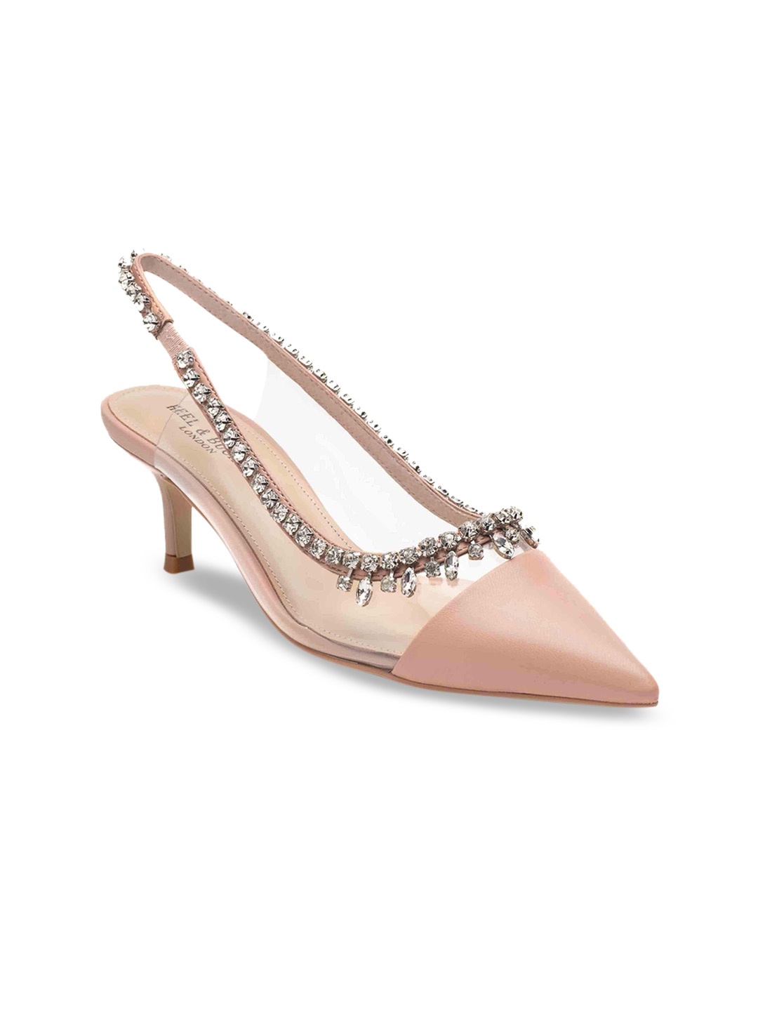 

Heel & Buckle London Women Pink Solid Pumps