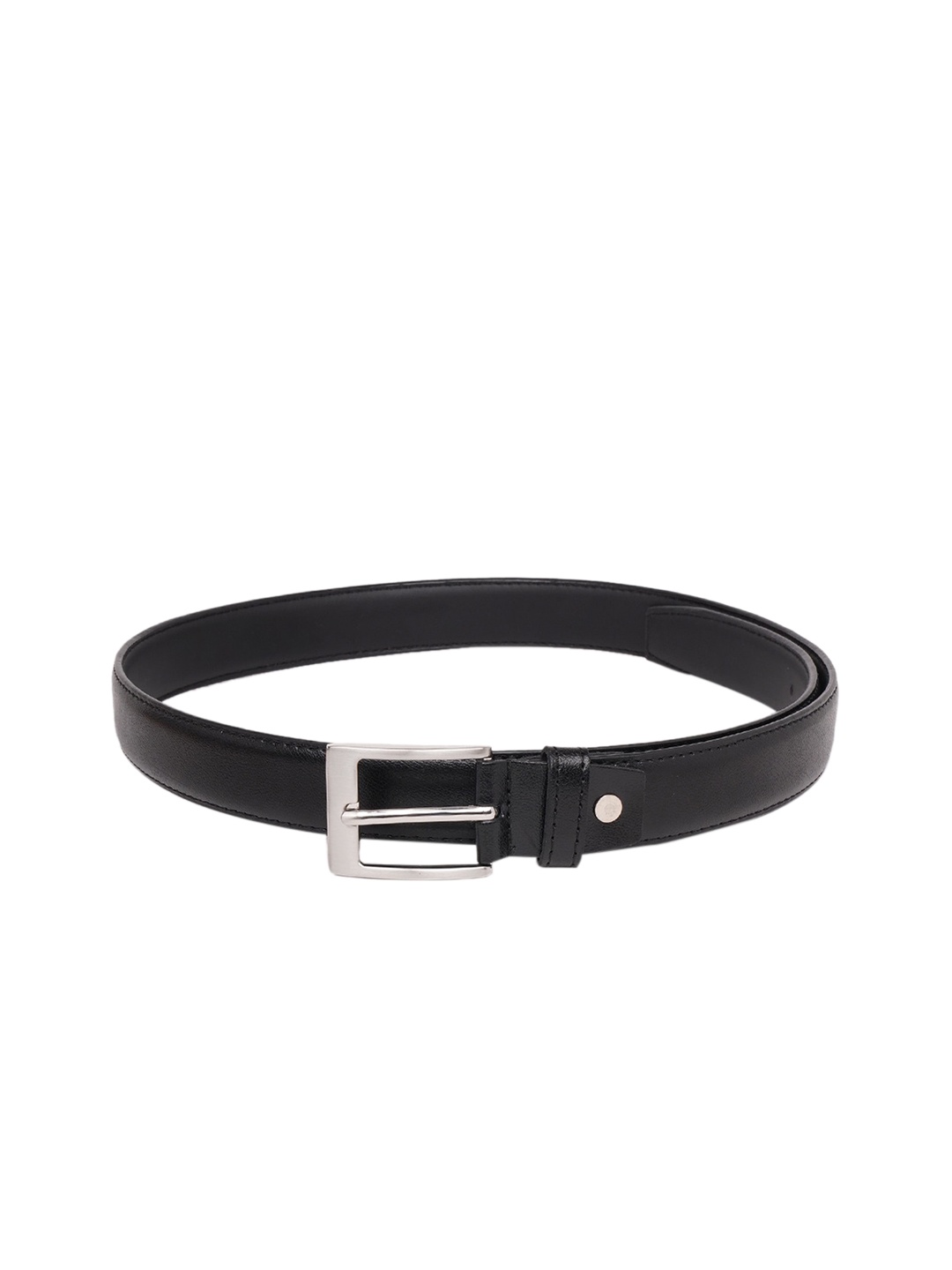 

Kara Men Black Solid Faux Leather Belt