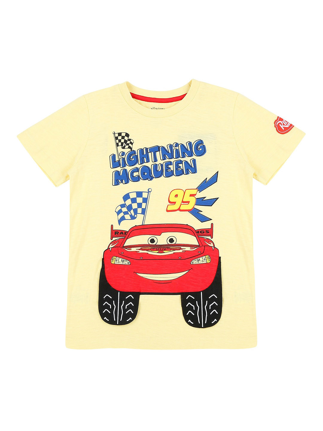 

Pantaloons Junior Boys Yellow Printed Round Neck T-shirt