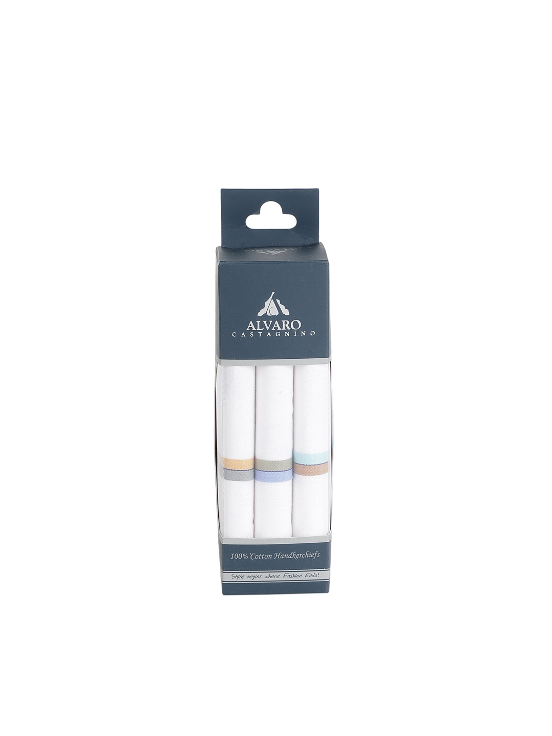 

Alvaro Castagnino Men White Handkerchief