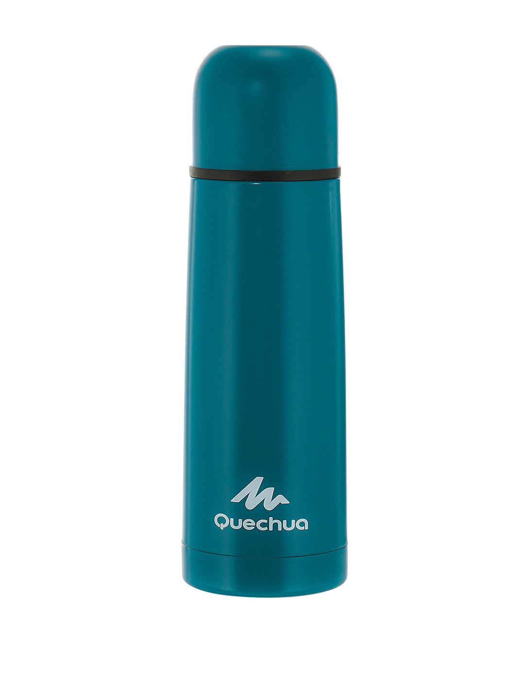 

Quechua By Decathlon Teal Blue & White Solid Isothermal Stainless Steel Hiking Bottle 400ml