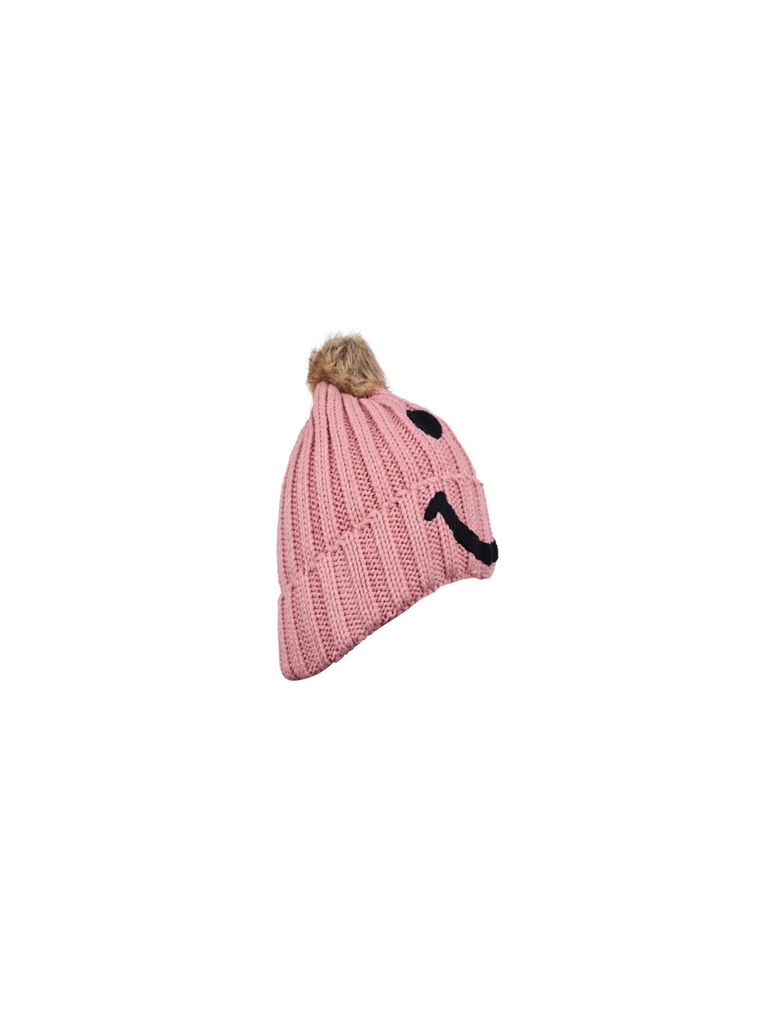 

Bunnywave Unisex Pink Solid Beanie