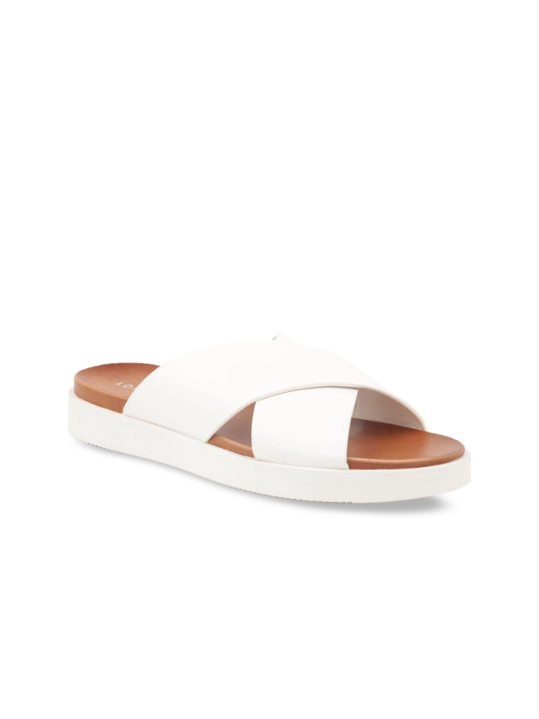 

London Rag Women White Solid Flatform Heels