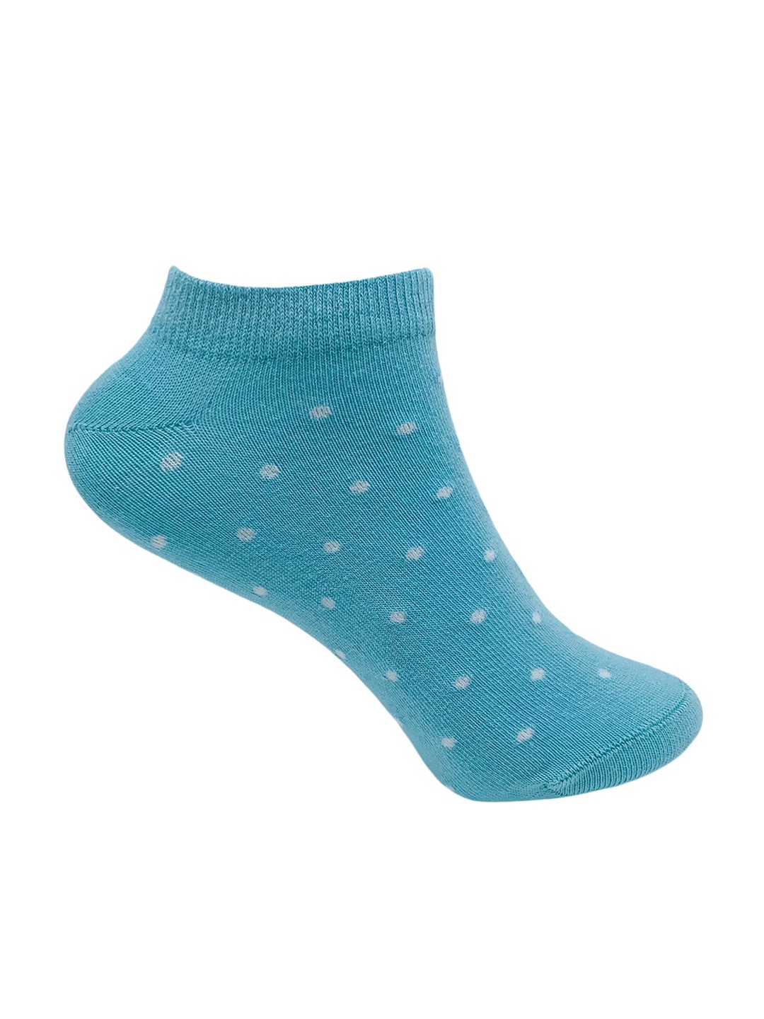 Mint & Oak Women Blue Patterned Ankle Length Socks