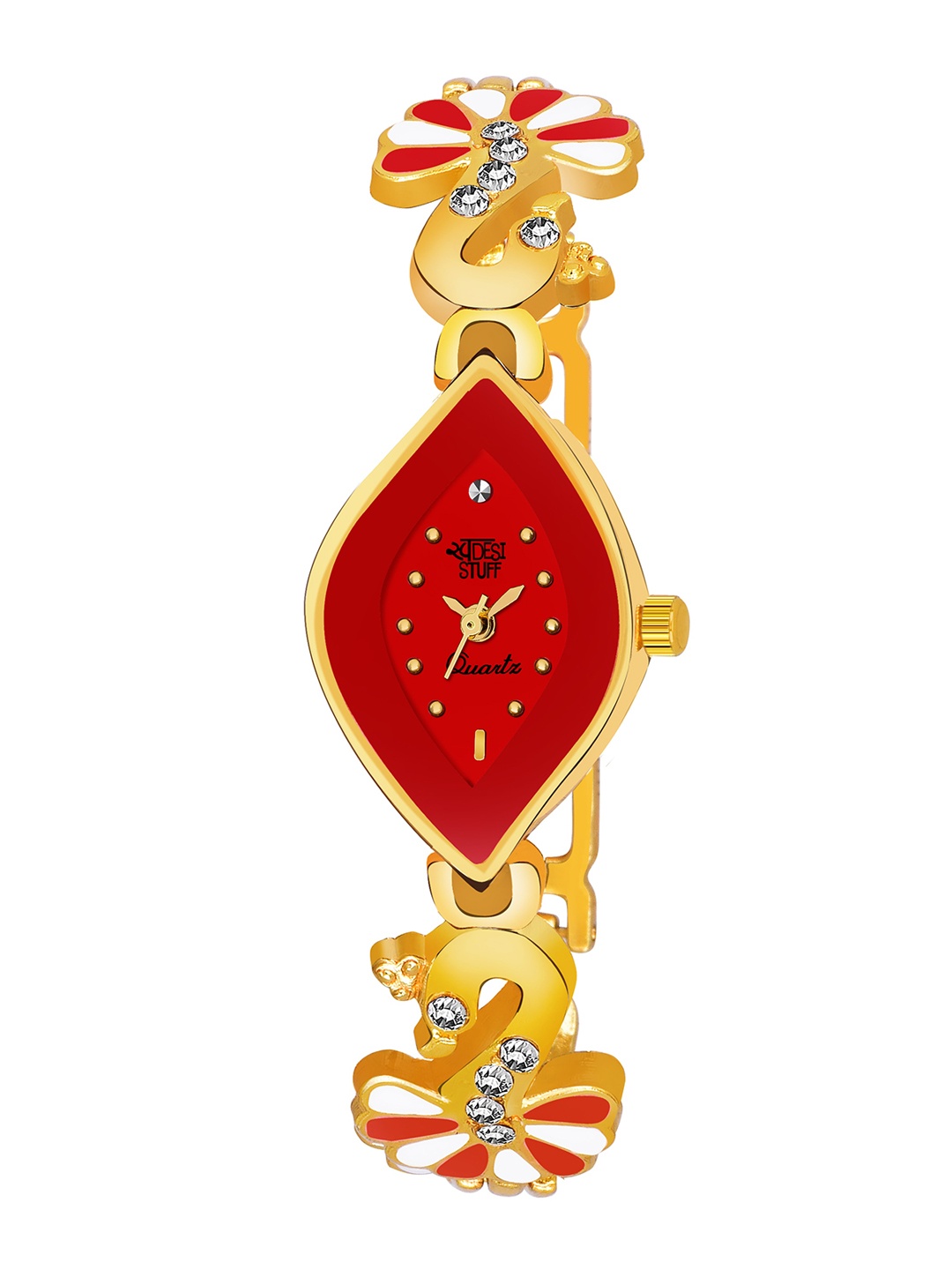 

SWADESI STUFF Girls Red Analogue Watch