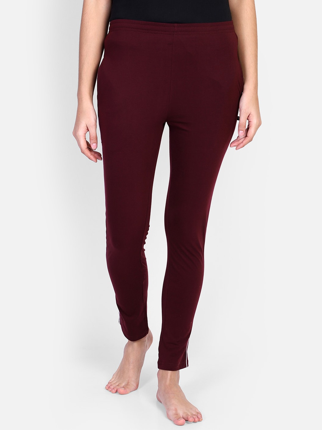 

PROTEENS Maroon Women Solid Lounge Pant