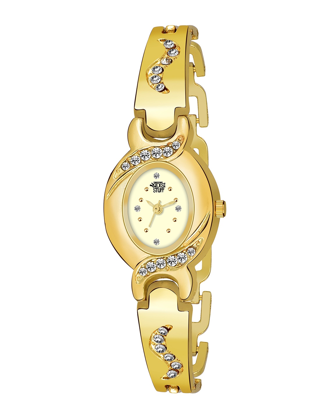 SWADESI STUFF Girls Gold-Toned Analogue Watch SDS 66