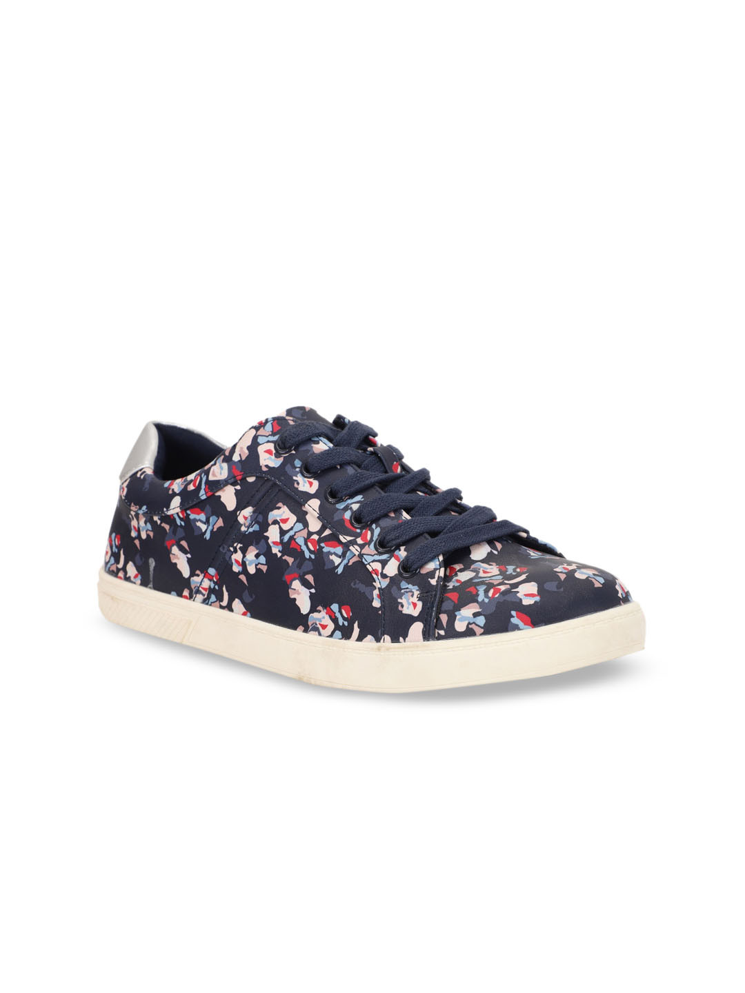 

Bata Women Blue Printed Sneakers
