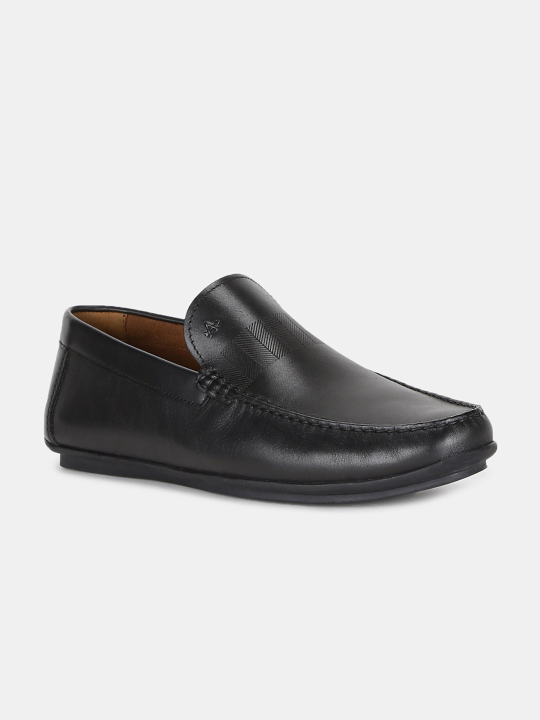

Arrow Men Black Leather Loafers