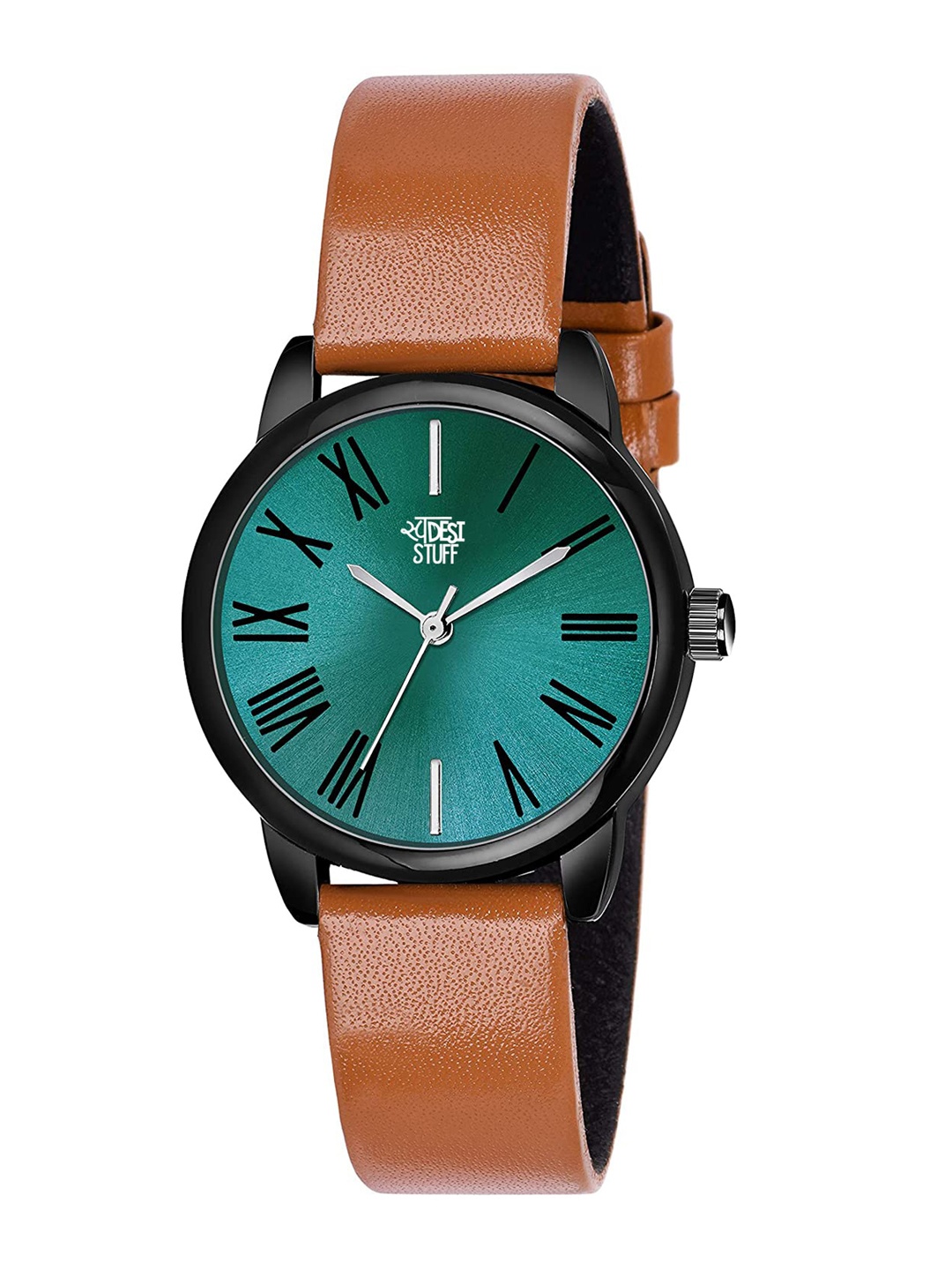

SWADESI STUFF Girls Brown & Green Analogue Watch SDS 114 BROWN