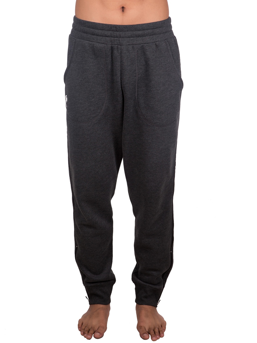 

Artengo By Decathlon Men Charcoal Grey Regular Fit Solid Joggers
