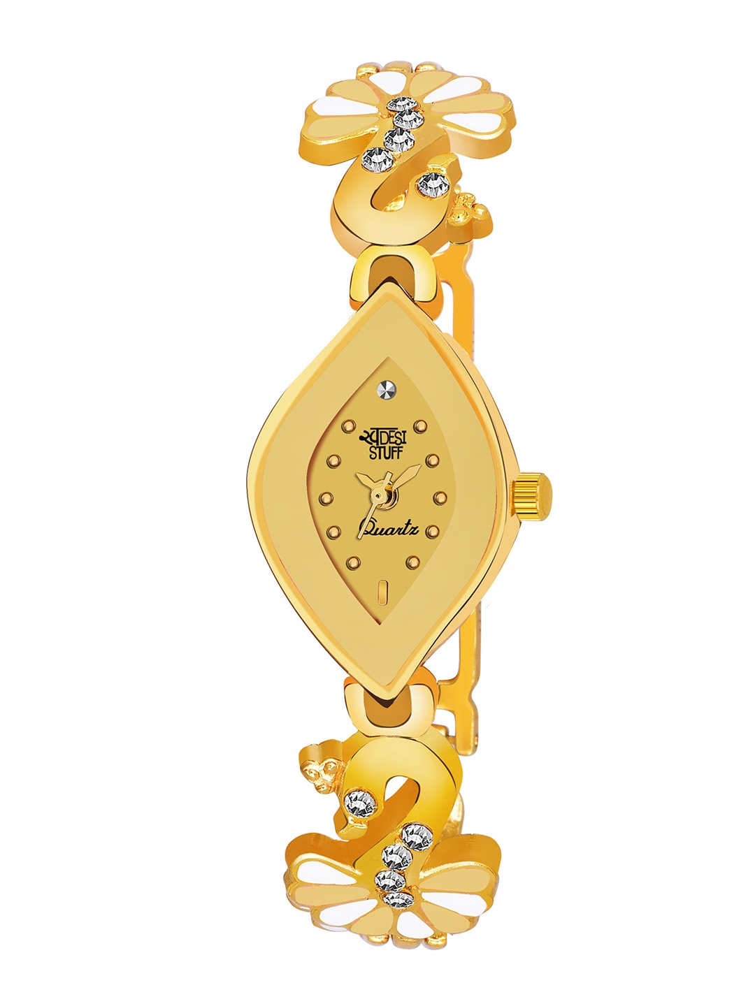 SWADESI STUFF Girls Gold Analogue Watch SDS 83
