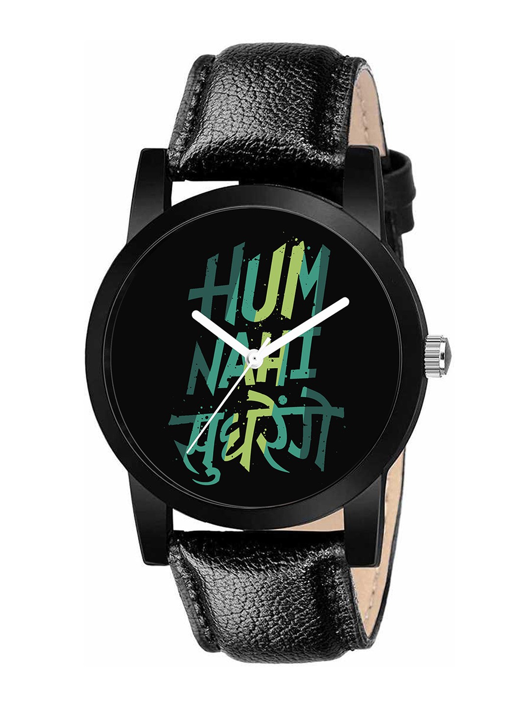 

SWADESI STUFF Boys Black Analogue Watch