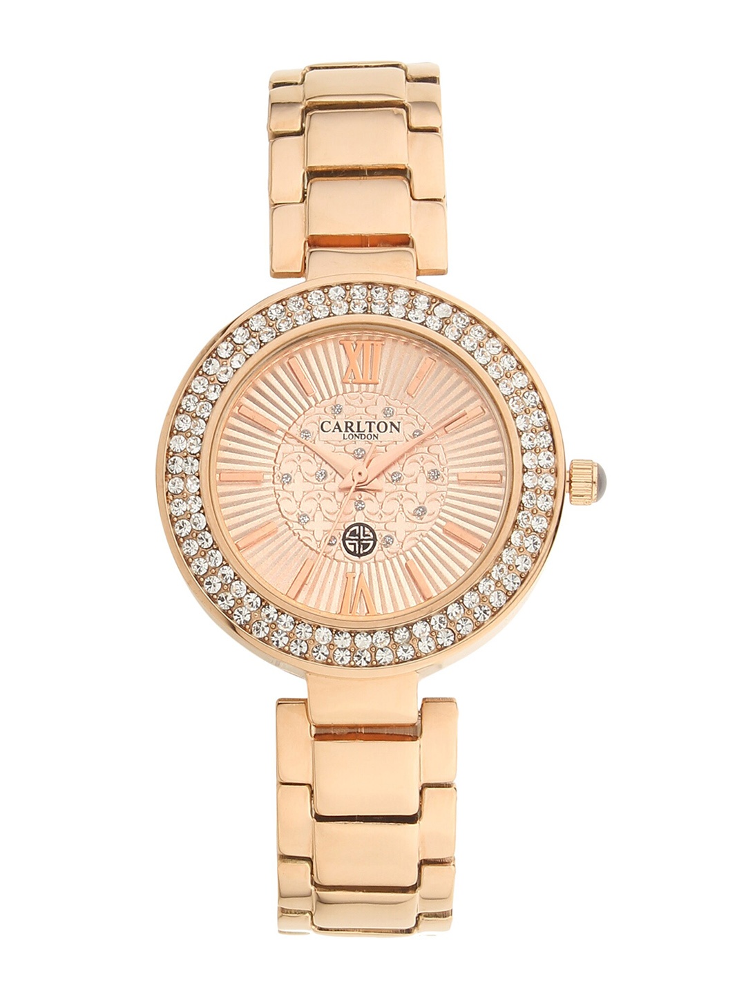 

Carlton London Women Rose Gold Analogue Watch