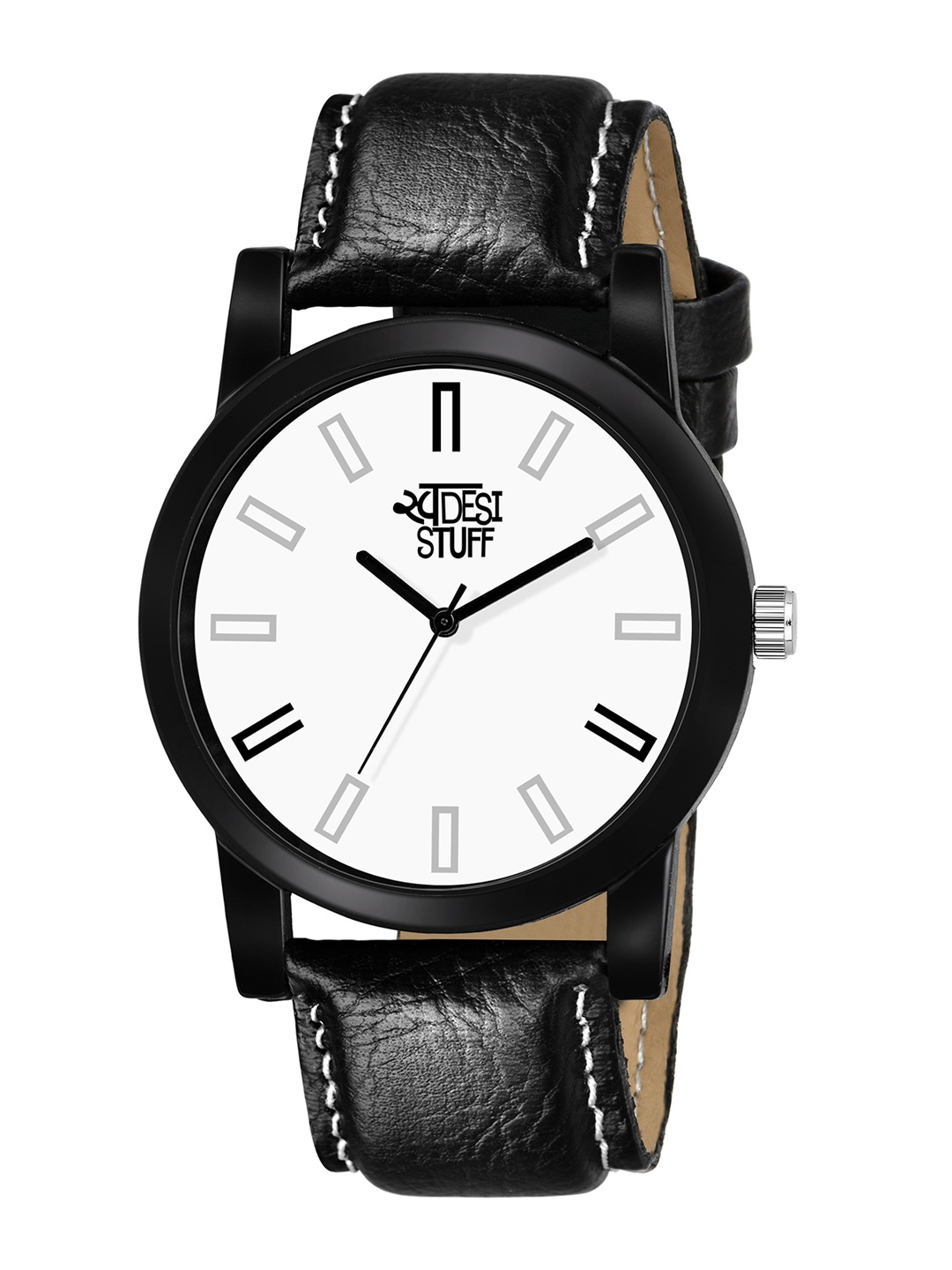 

SWADESI STUFF Boys Black & White Analogue Watch SDS 38