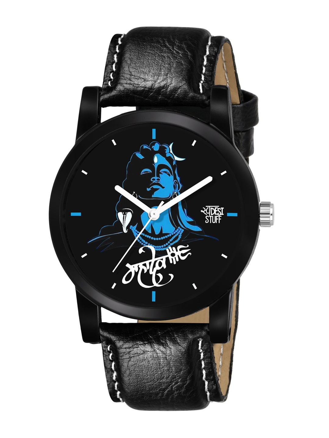 

SWADESI STUFF Boys Black Analogue Watch
