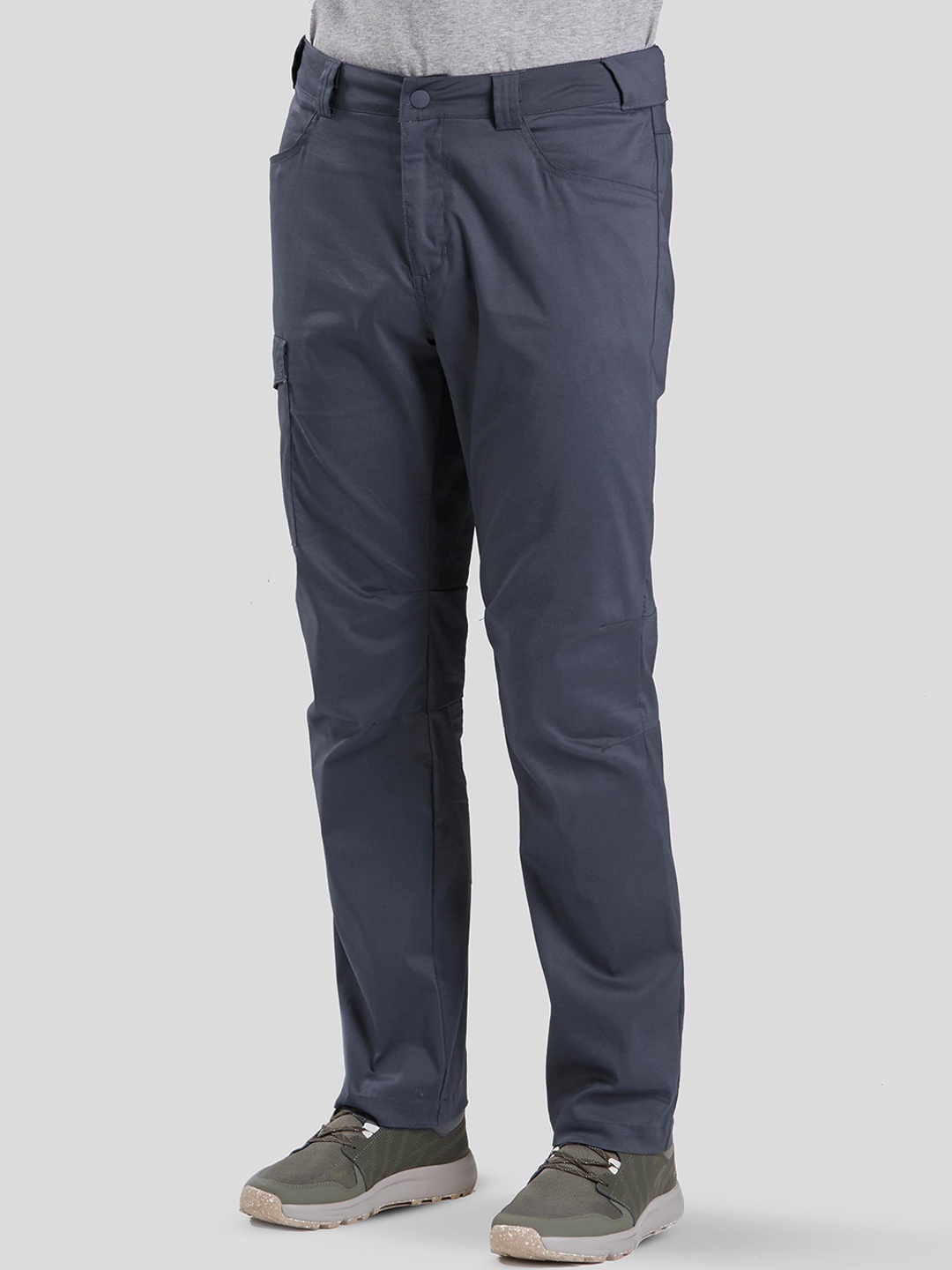

Quechua By Decathlon Men Grey Hikingand Trekking Trousers