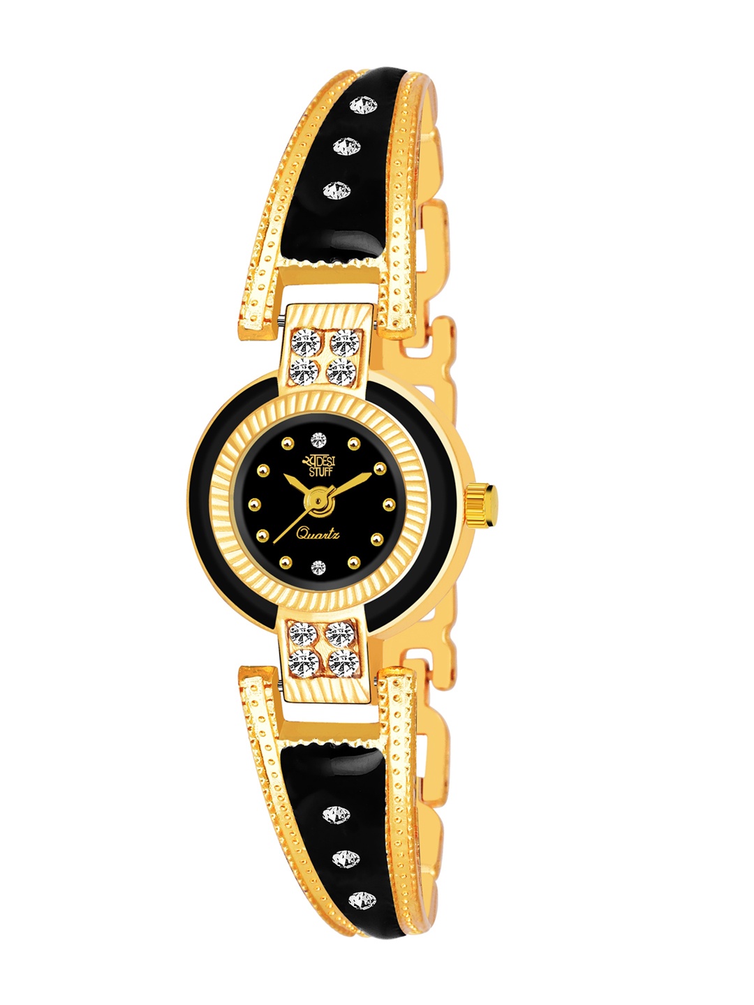 

SWADESI STUFF Girls Black Analogue Watch SDS 91