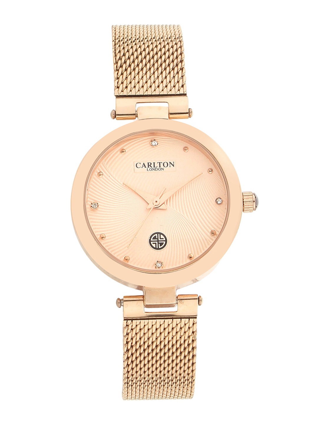 

Carlton London Women Rose Gold Analogue Watch