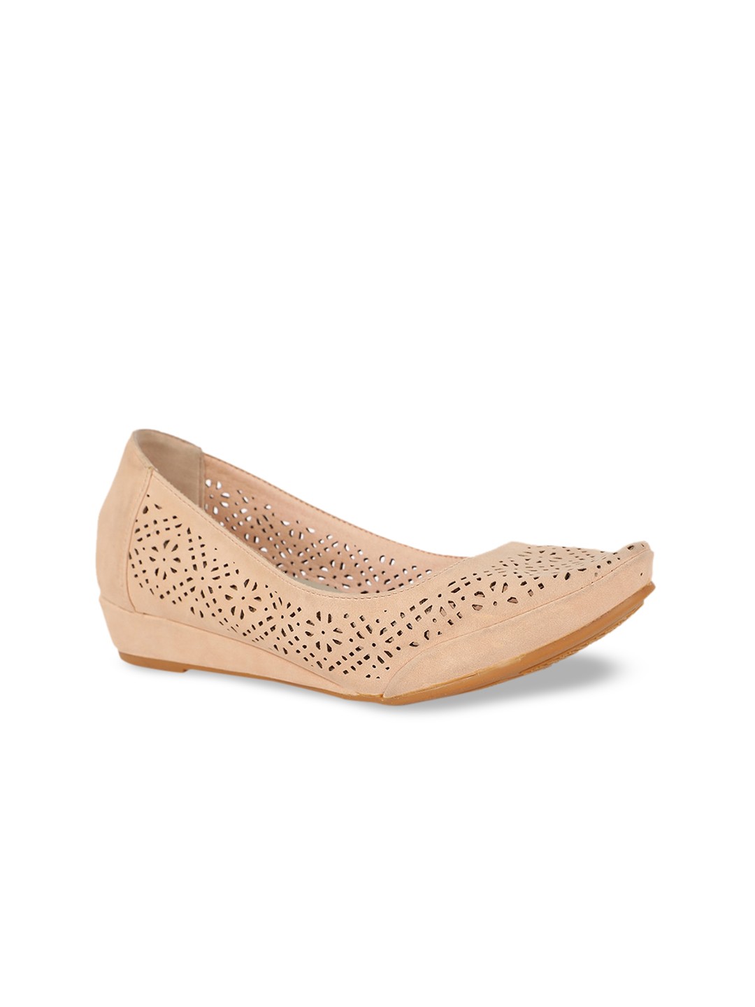 

Bata Women Beige Solid Wedges