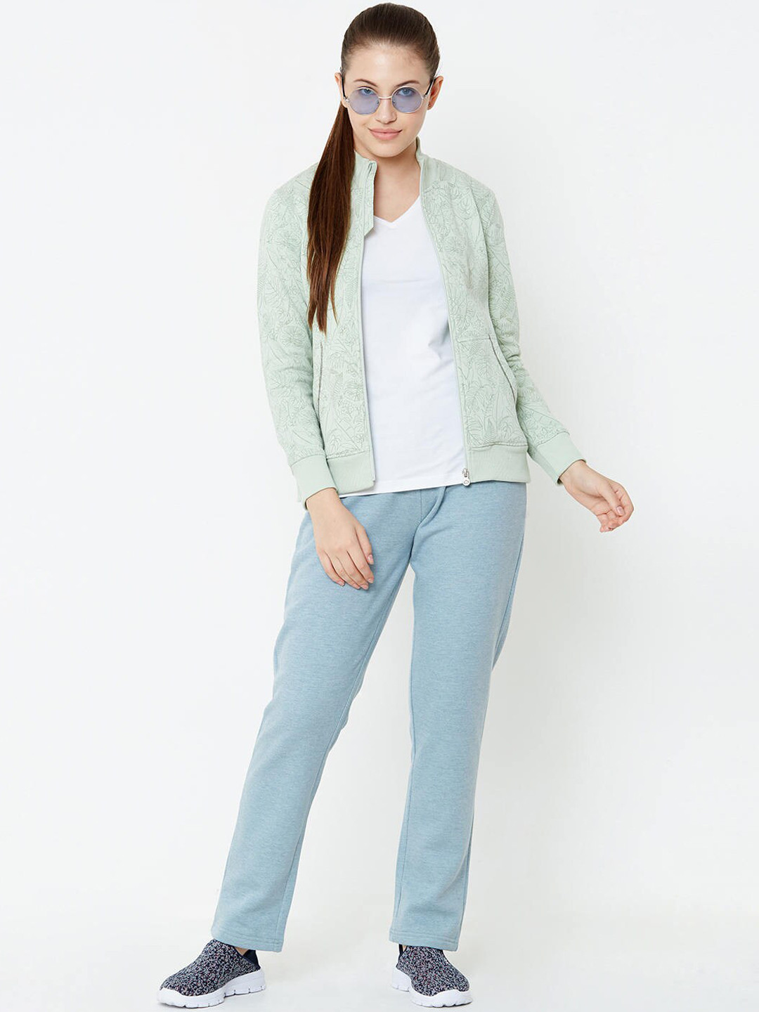 

Sweet Dreams Women Green Printed Tracksuits