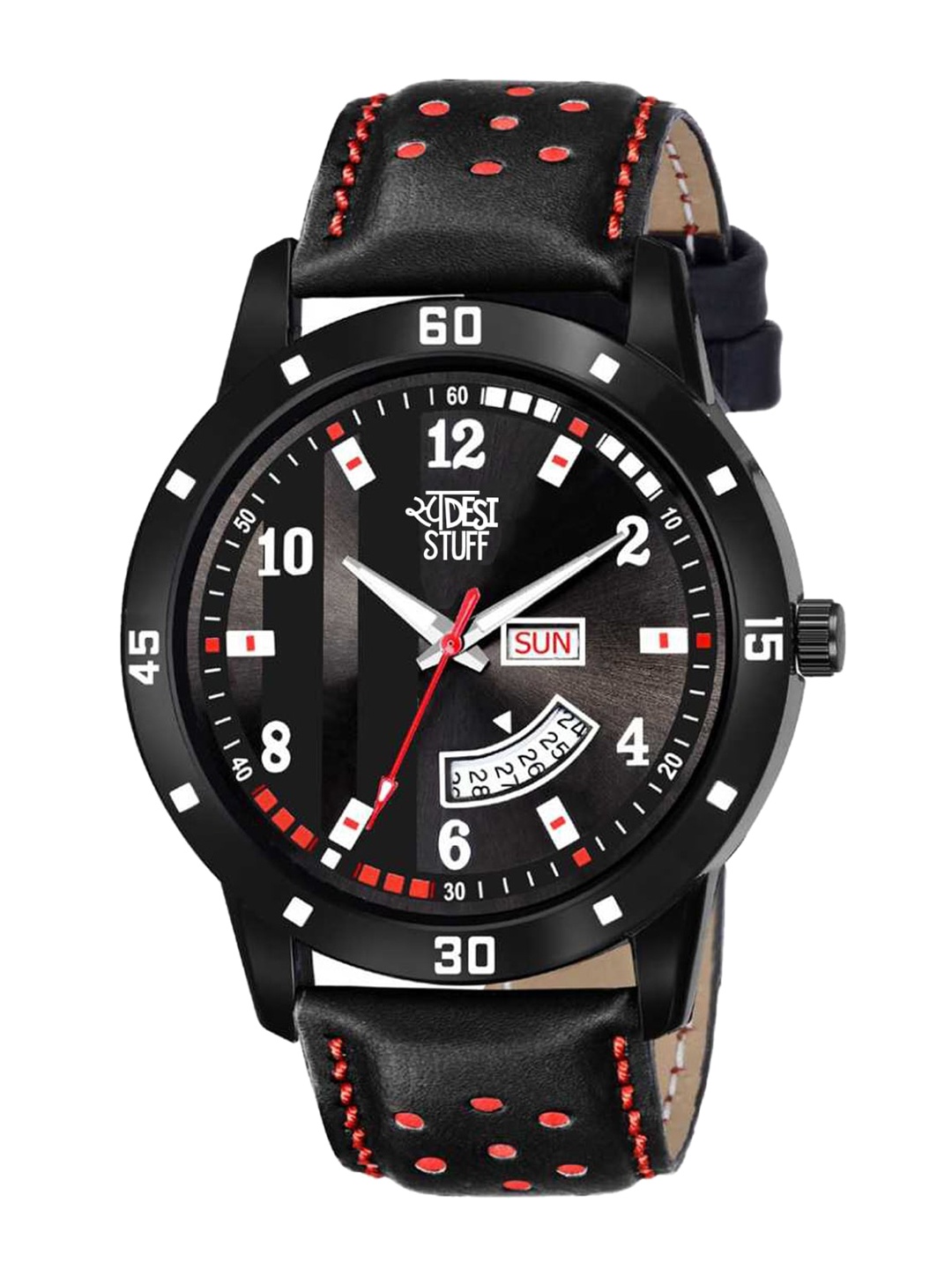 

SWADESI STUFF Boys Black Analogue Watch SDS 69