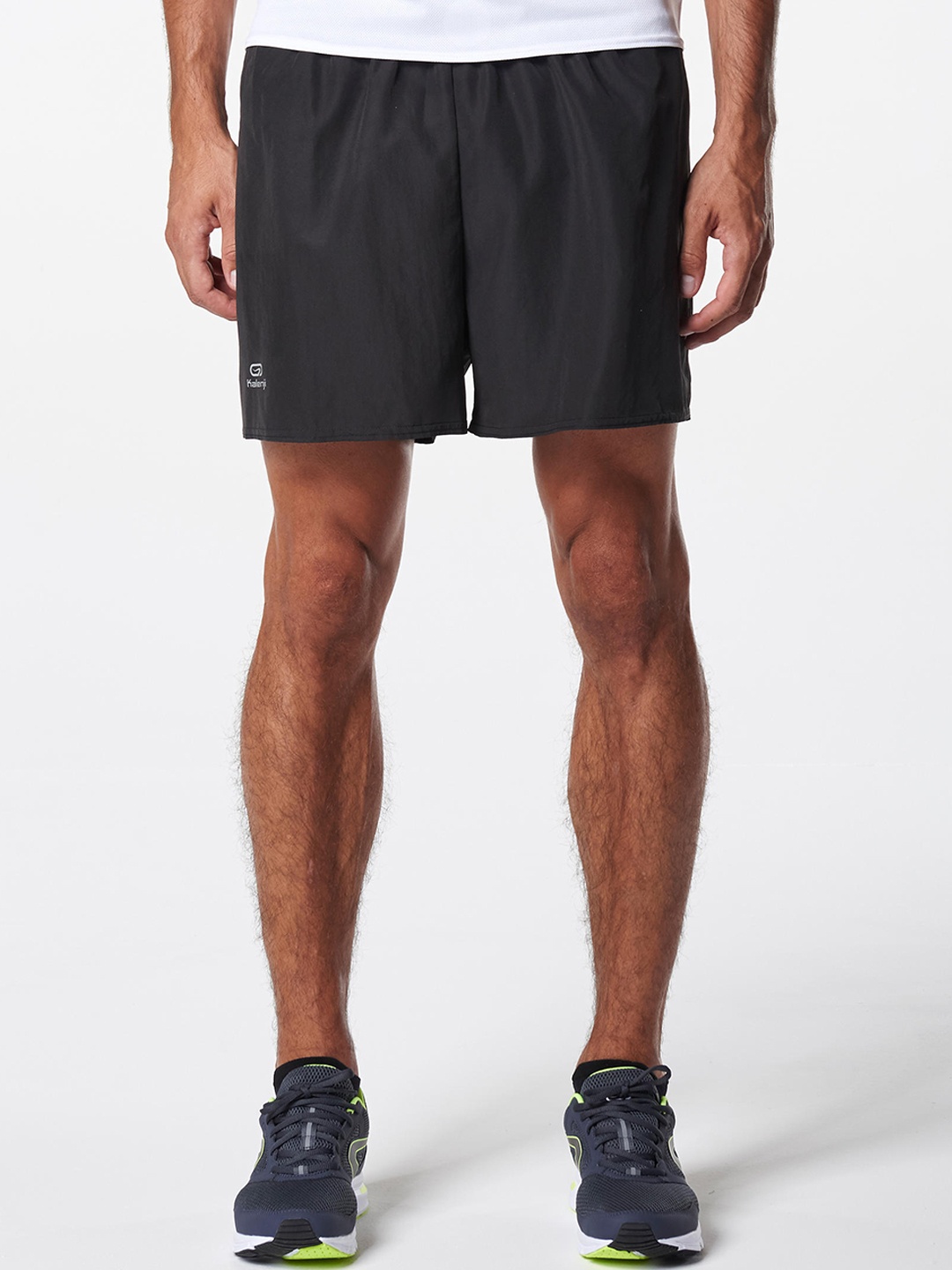 

Kalenji By Decathlon Men Black Solid Regular Fit Running Shorts