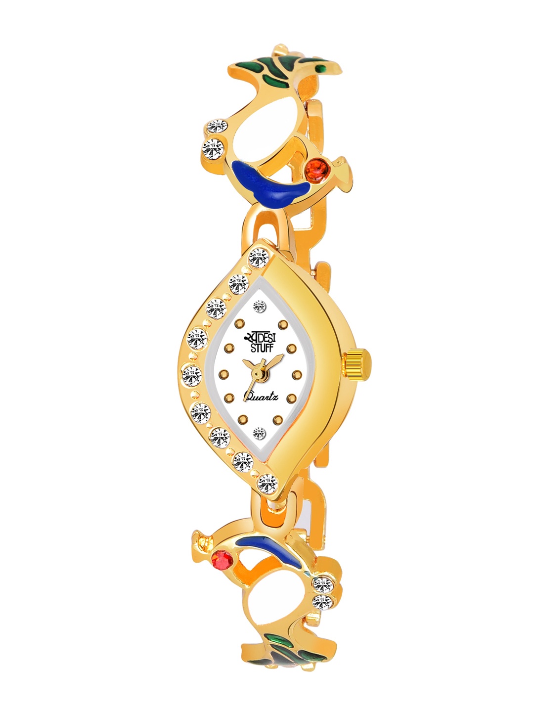 

SWADESI STUFF Girls White Analogue Watch