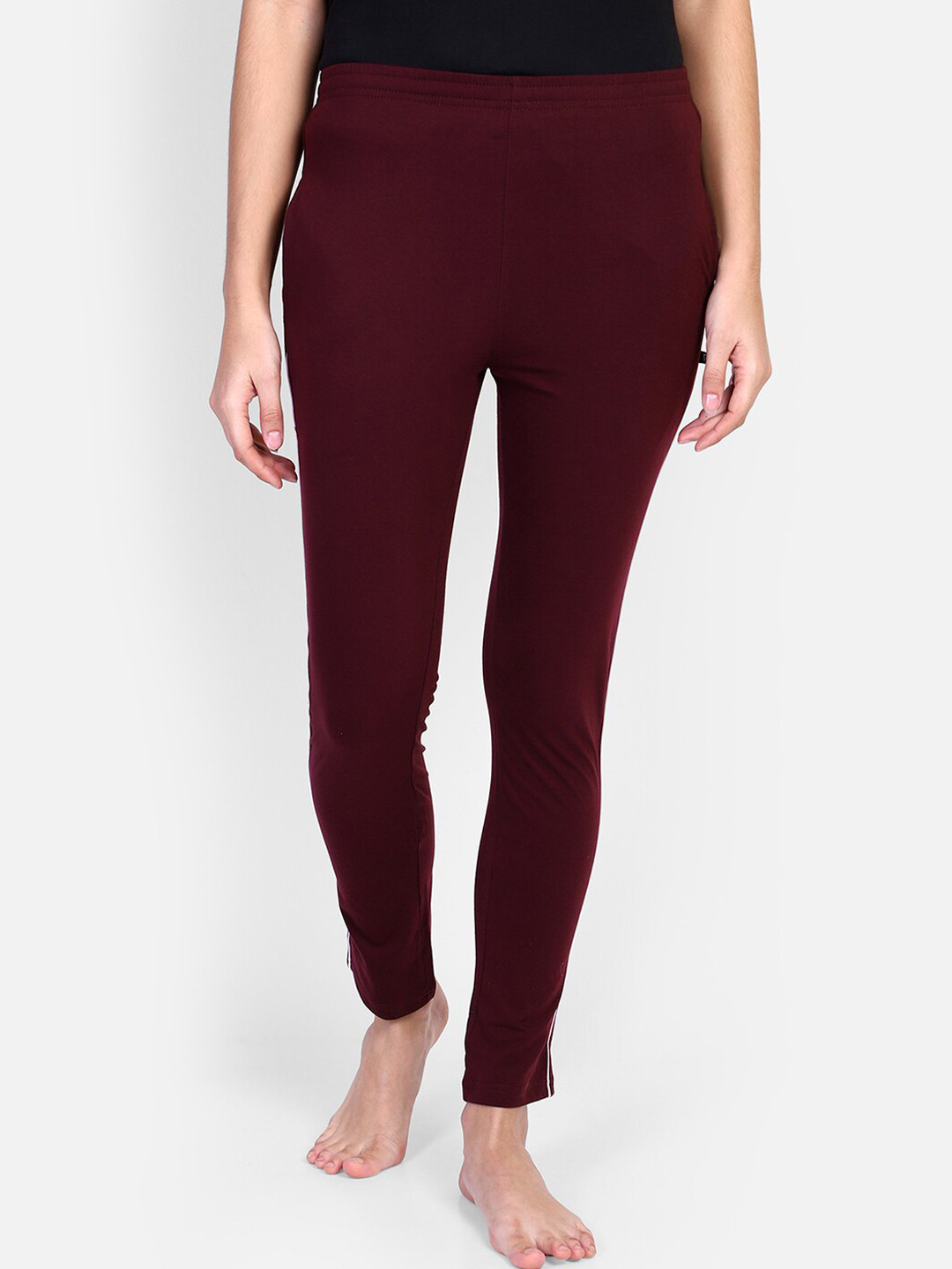 

PROTEENS Women Maroon Solid Lounge Pant