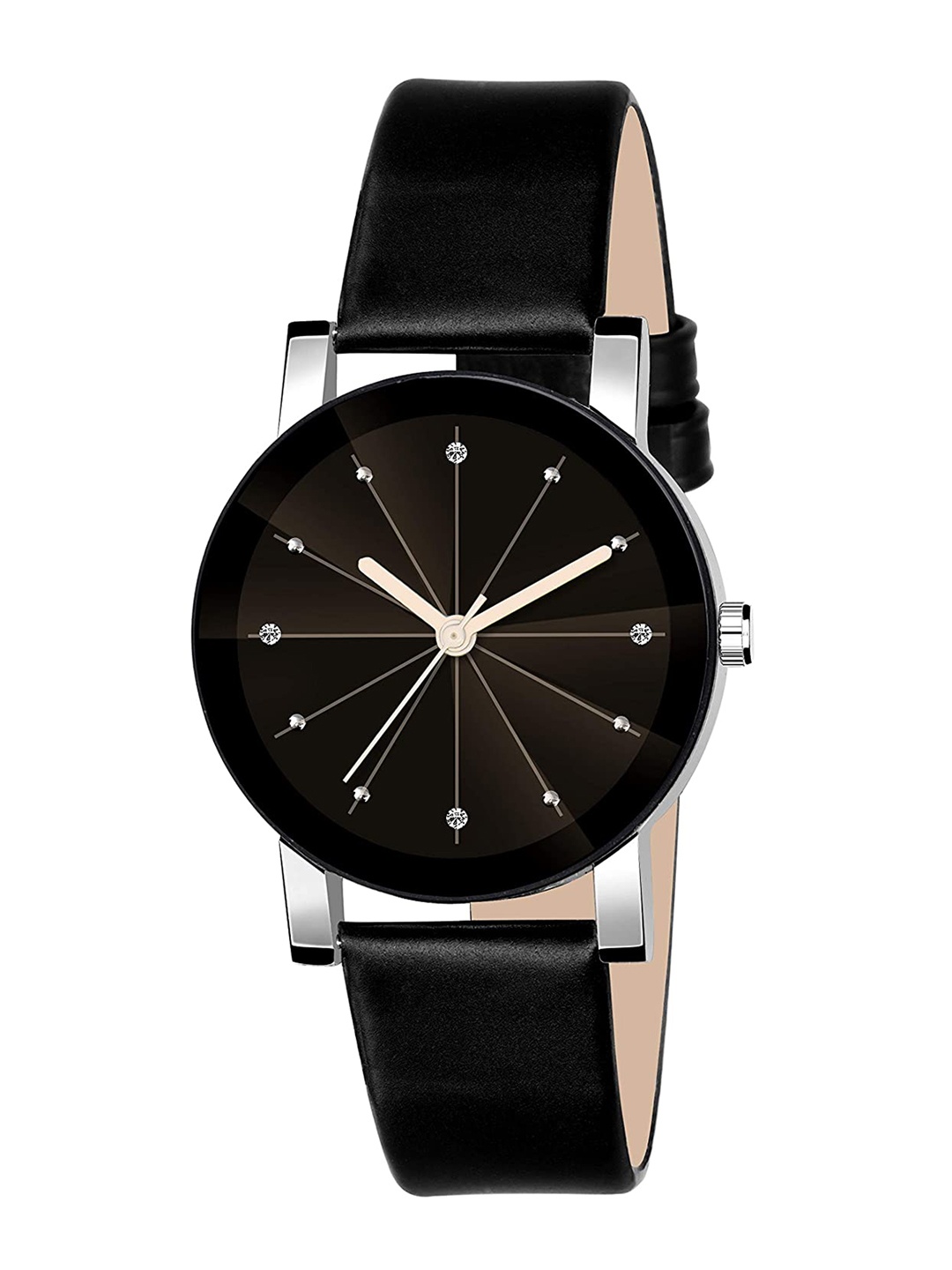 

SWADESI STUFF Girls Black Analogue Watch