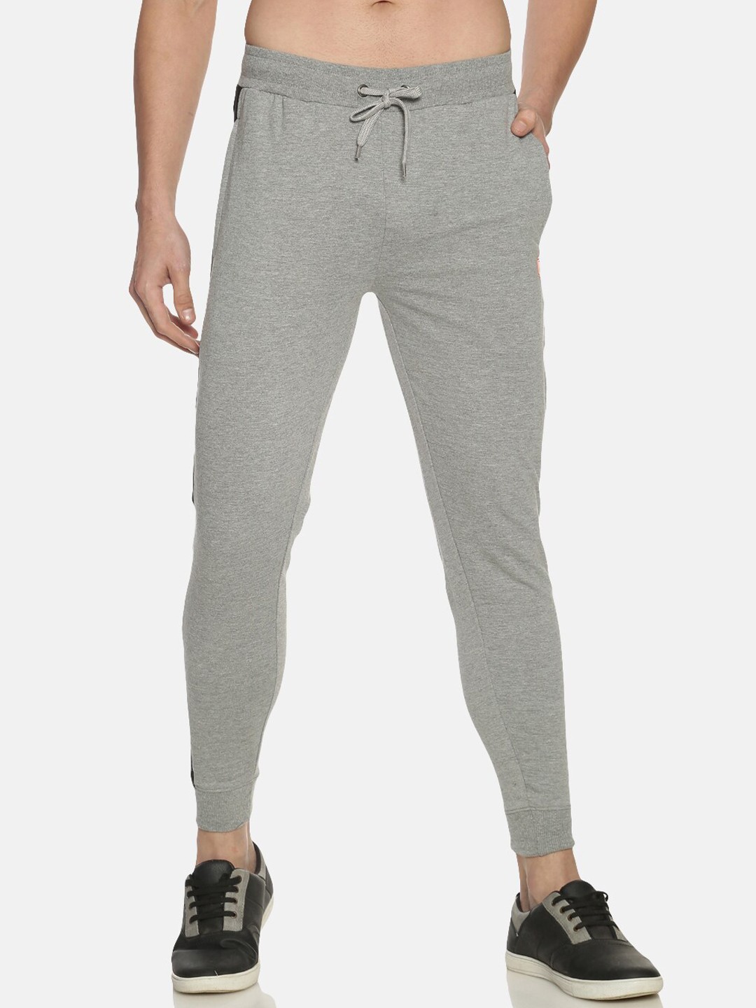 

Dollar Men Grey Melange Jogger Track Pants