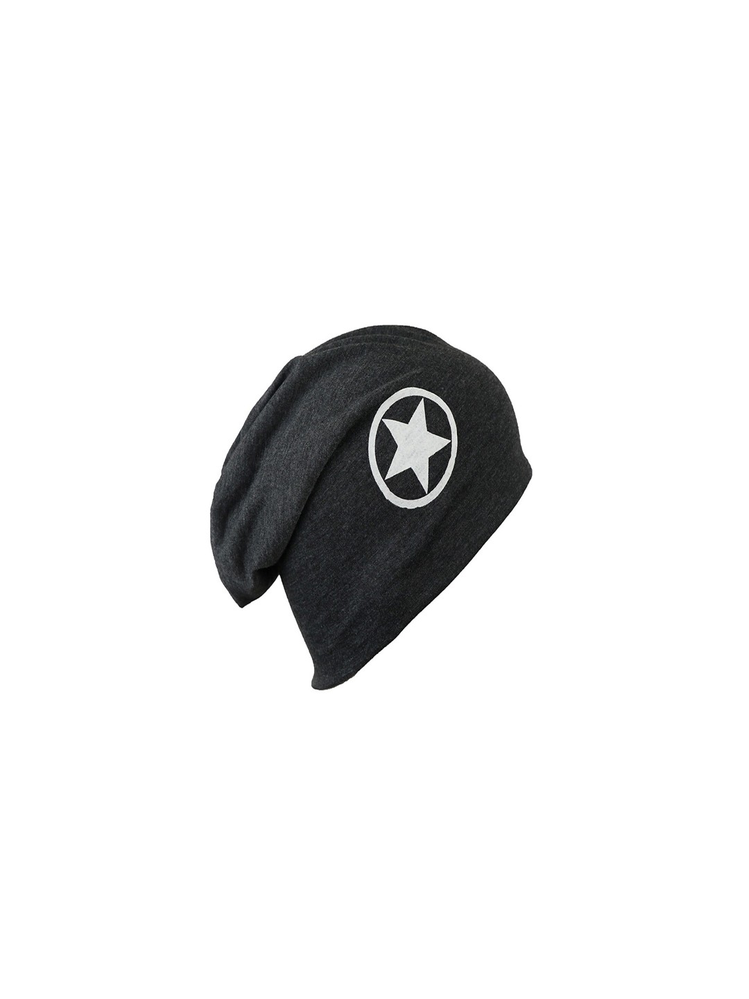 

Bunnywave Unisex Grey & White Printed Beanie