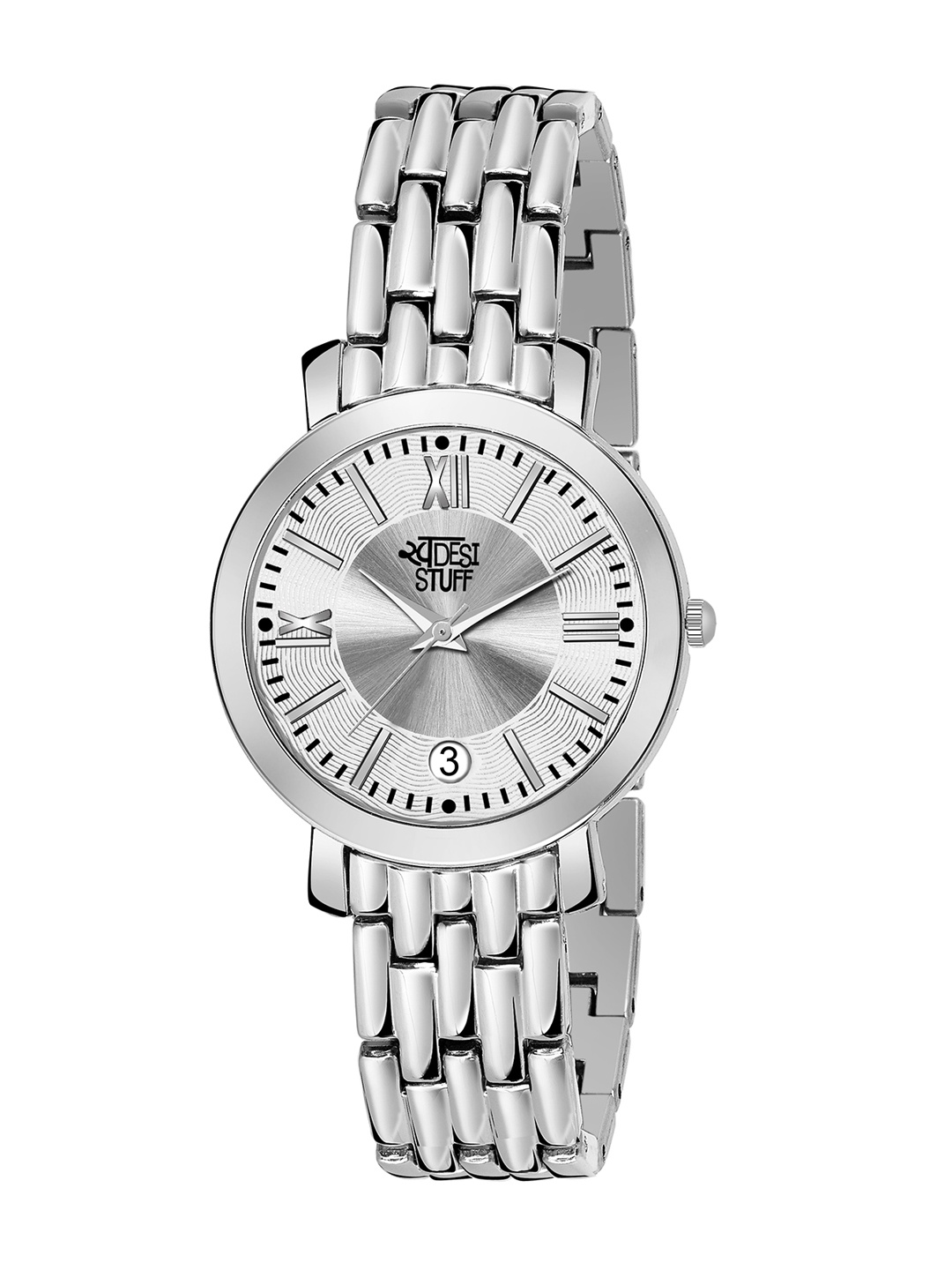 

SWADESI STUFF Girls Silver-Toned Analogue Watch SDS 100 SILVER
