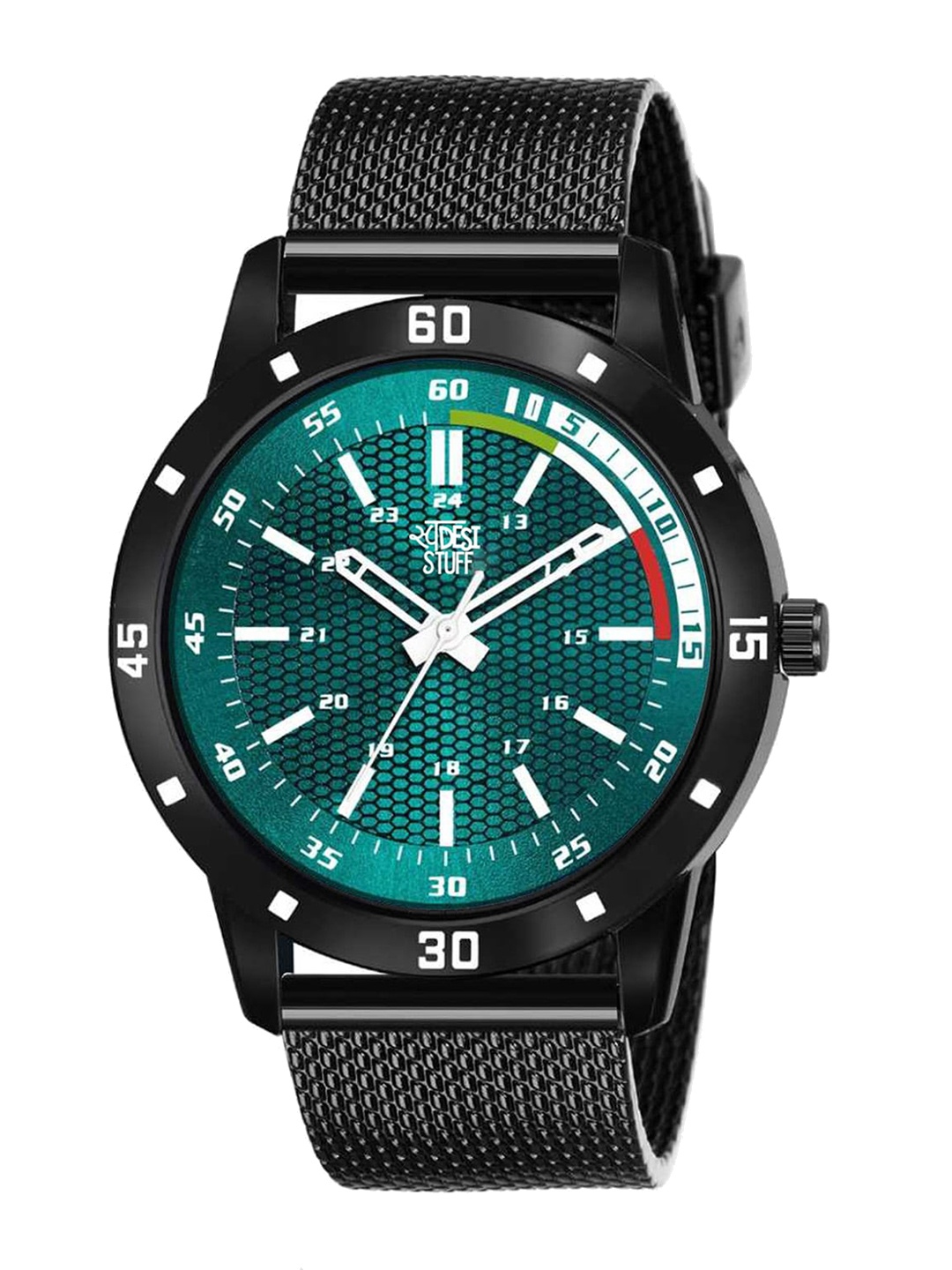 

SWADESI STUFF Boys Green Analogue Watch