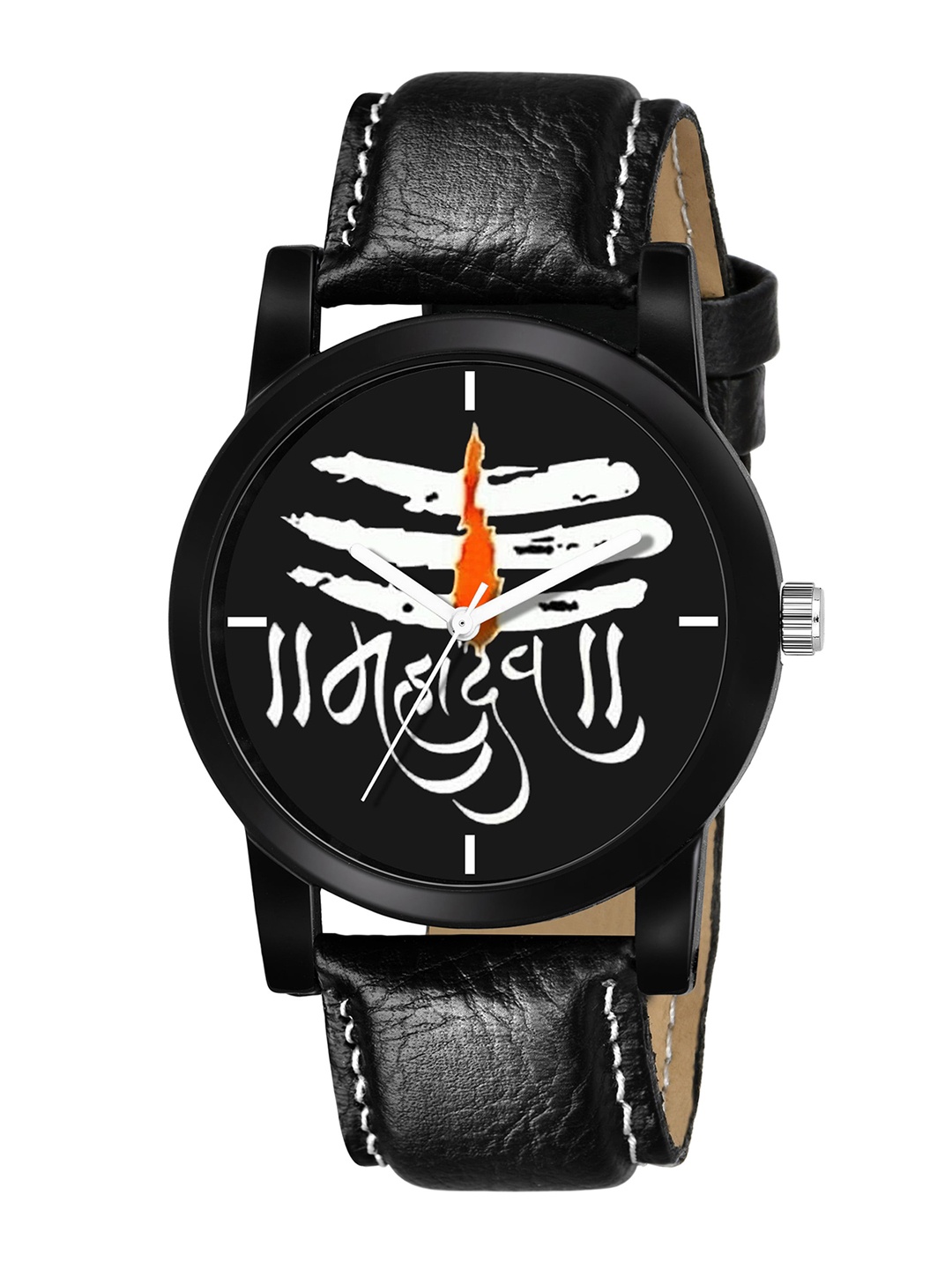 SWADESI STUFF Boys Black Analogue Watch