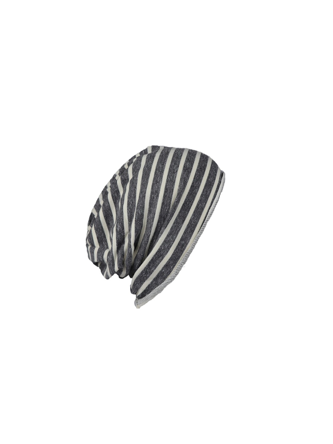 

Bunnywave Unisex Brown & Grey Printed Beanie