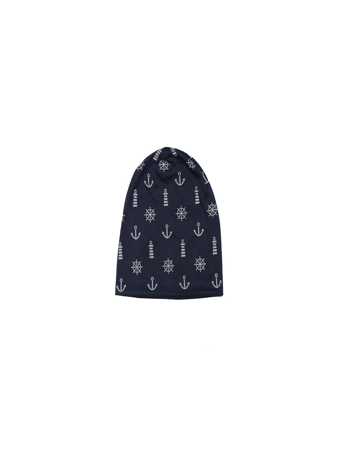 Bunnywave Unisex Blue Self Design Beanie