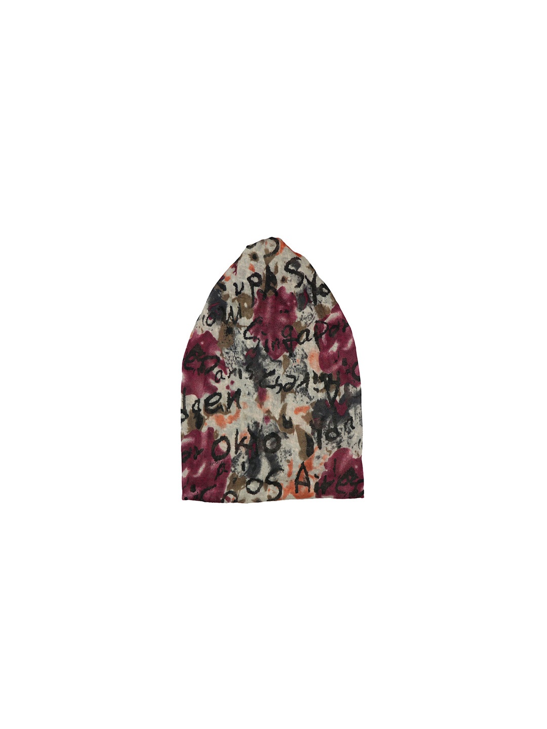

Bunnywave Unisex Multicoloured Printed Beanie, Multi